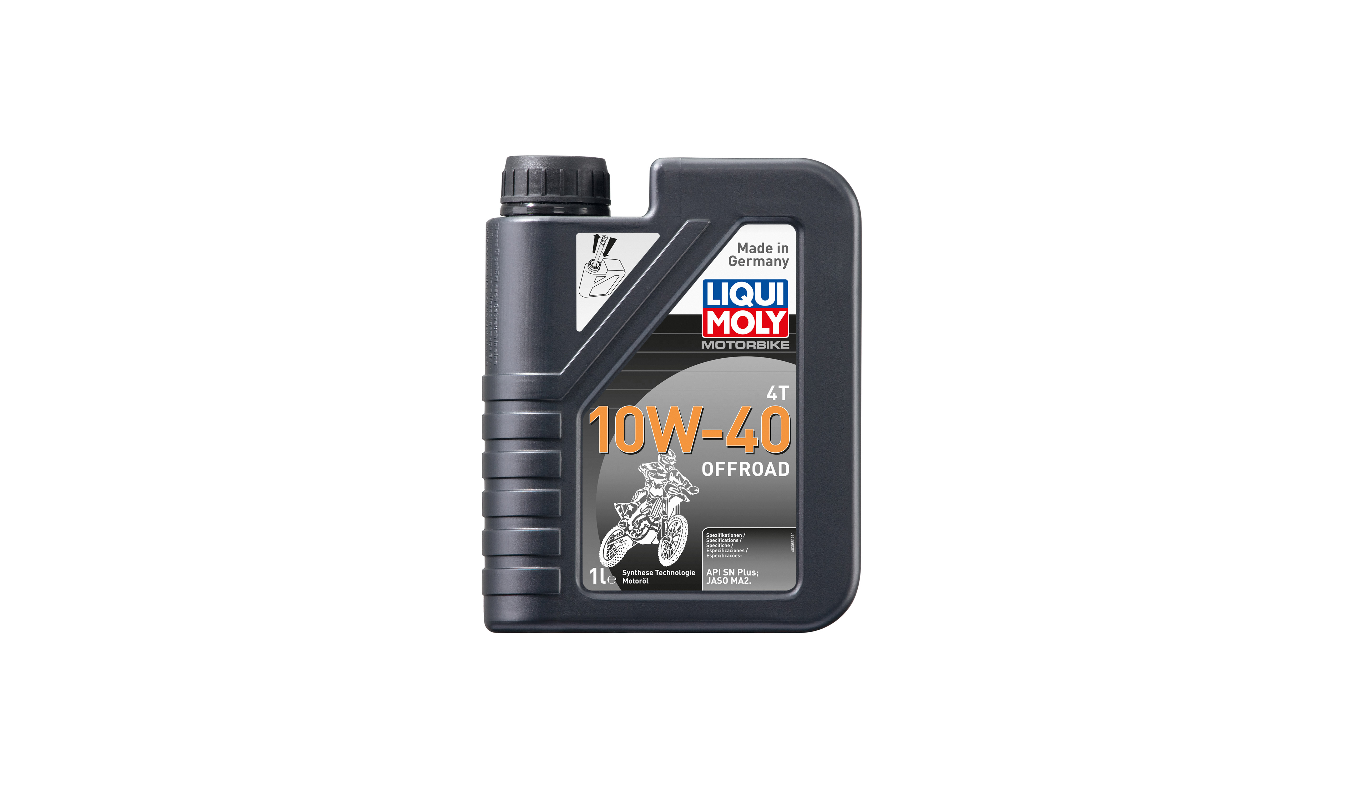 Liqui Moly 4T Motorbike 10w40 Off Road Synthetic Technology Oil (API SN Plus, JASO MA2) (6)