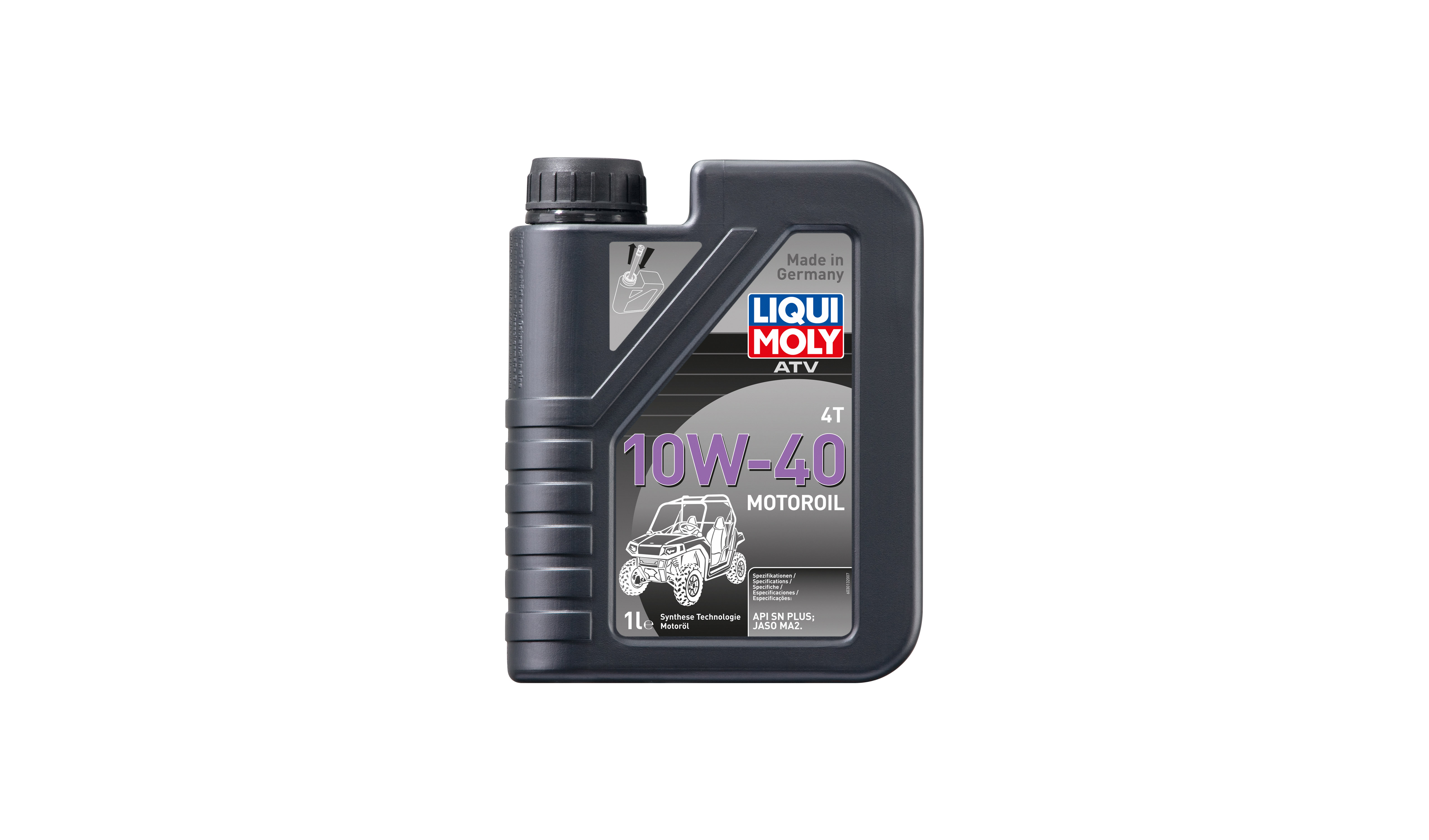 Liqui Moly 4T ATV 10w40 Synthetic Technology Oil (API SN Plus, JASO MA2) (6)