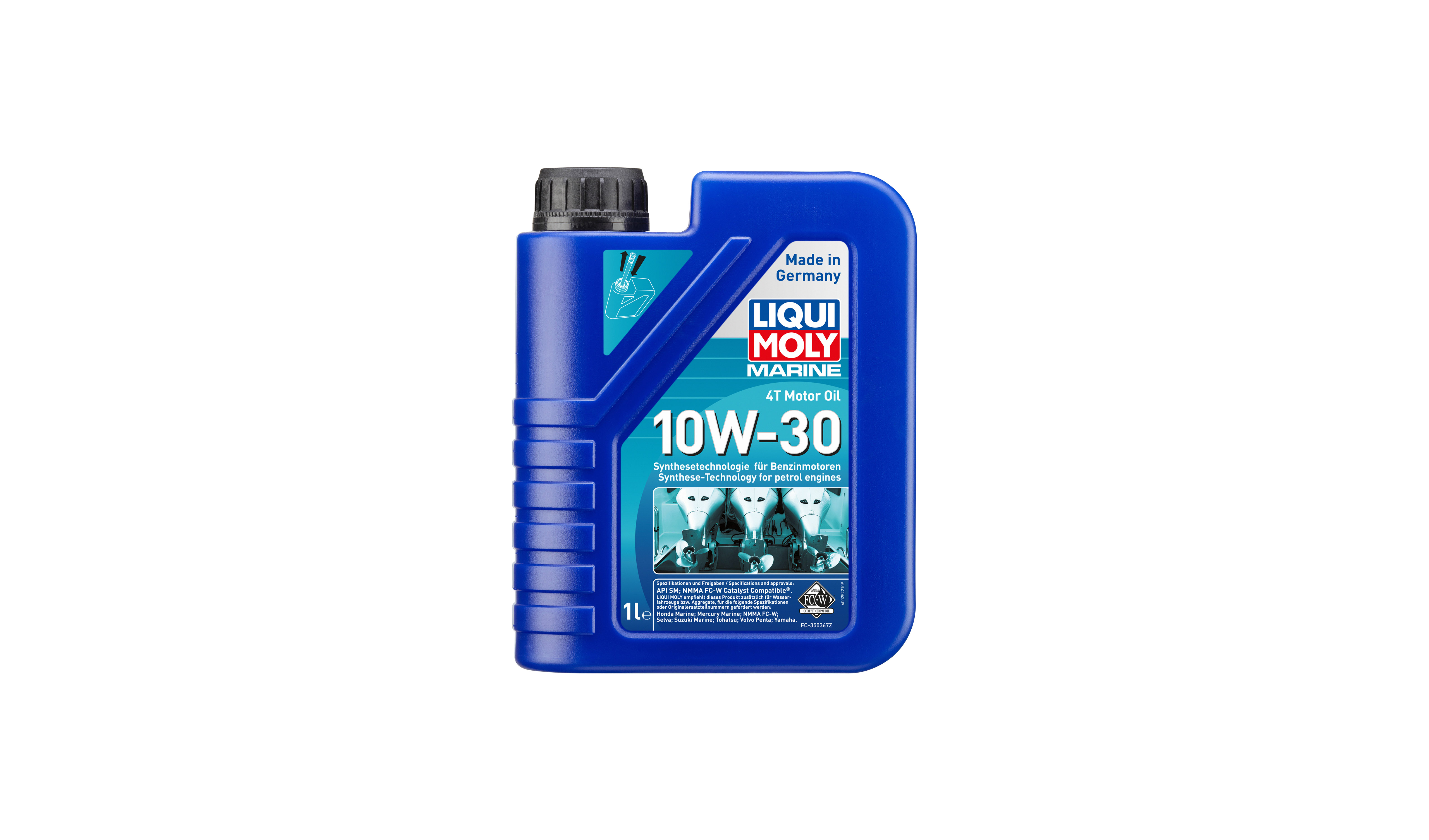 Liqui Moly 4T Marine 10w30 Synthetic Technology Oil (API SL) (6)