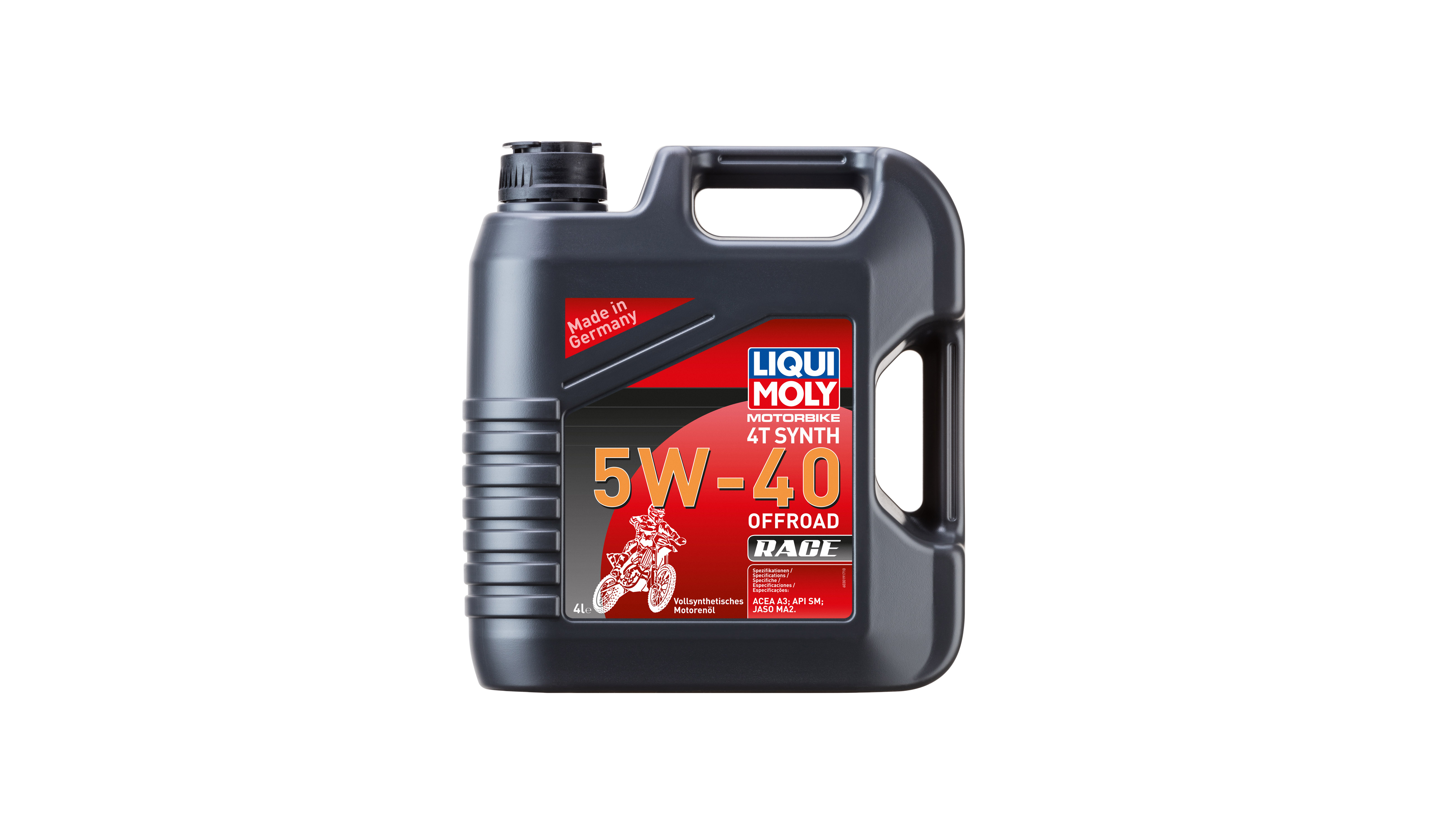 Liqui Moly 4T Motorbike Race 5w40 Off Road Fully Synthetic Oil (API SN Plus, JASO MA2) (4)