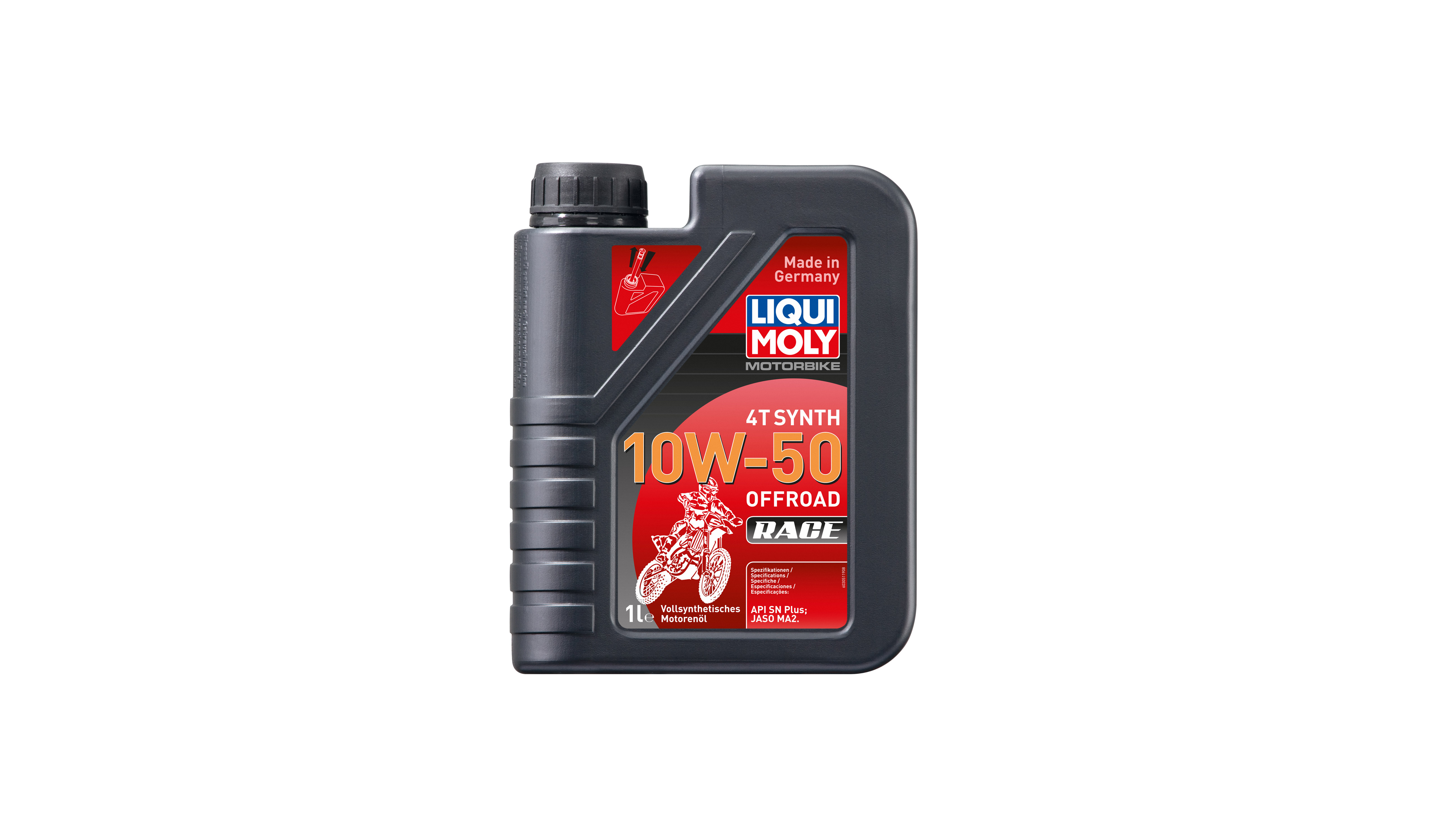 Liqui Moly 4T Motorbike Race 10w50 Off Road Fully Synthetic Oil (API SN Plus, JASO MA2) (6)