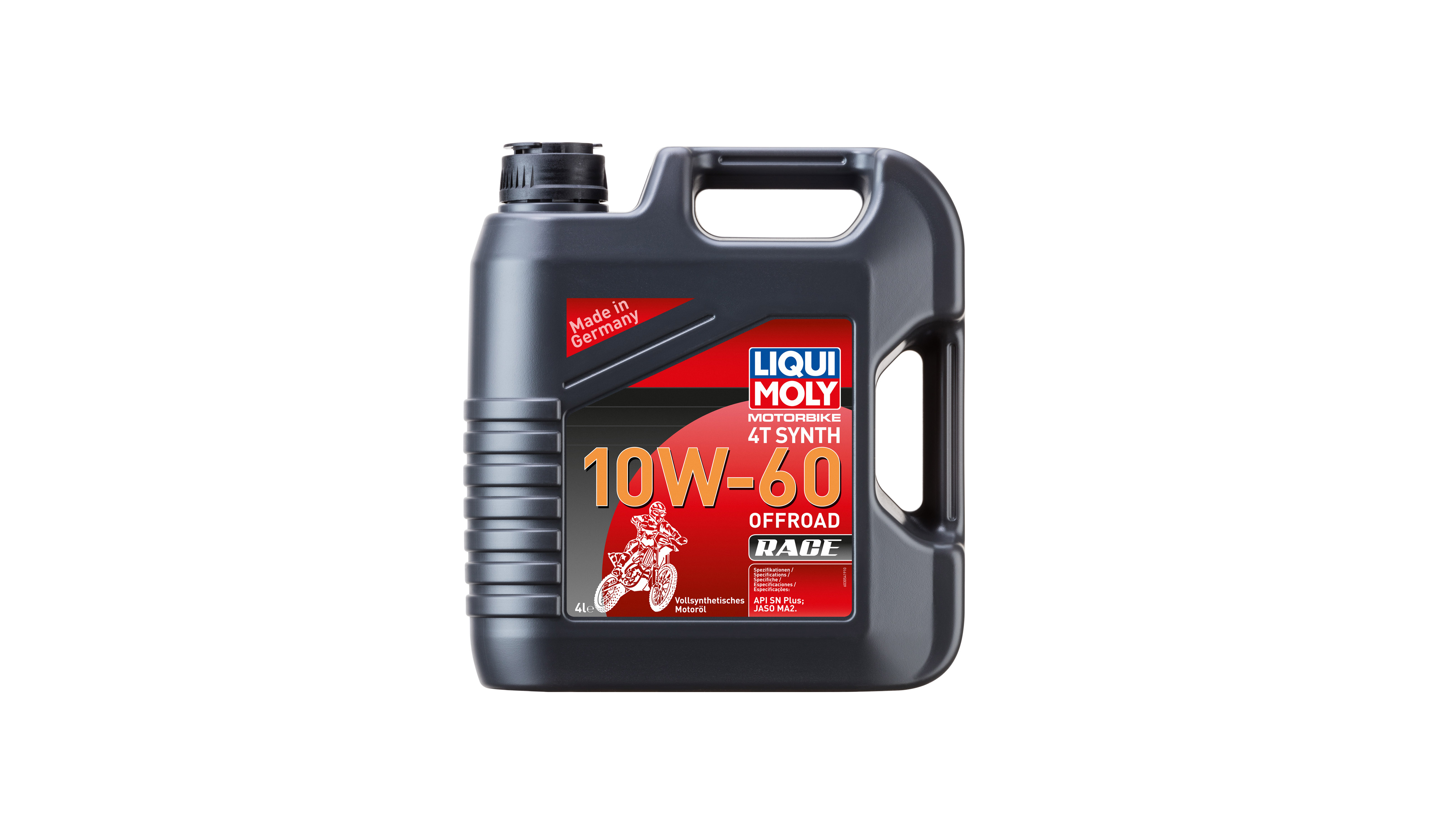 Liqui Moly 4T Motorbike Race 10w60 Off Road Fully Synthetic Oil (API SN Plus, JASO MA2) (4)