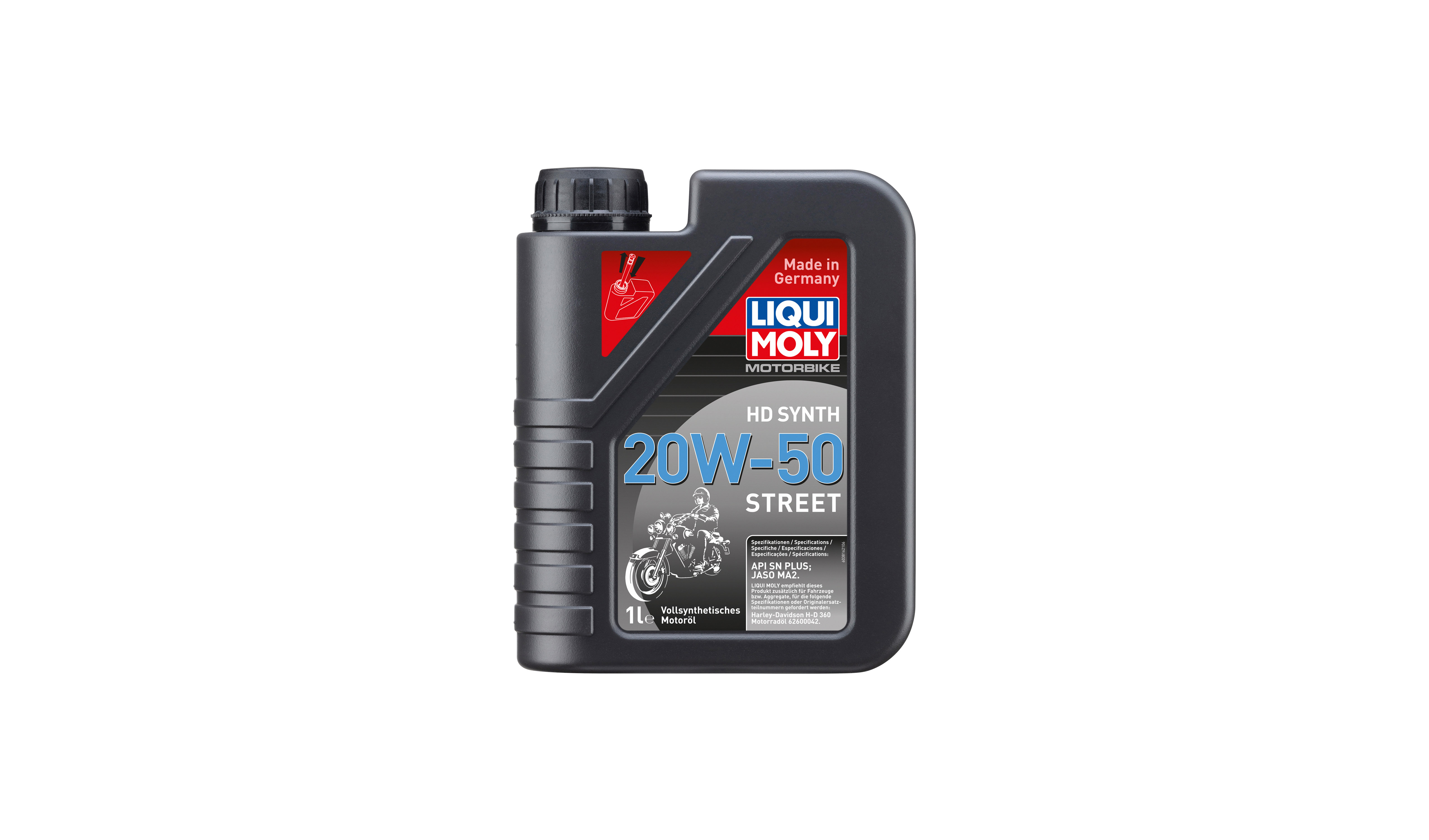 Liqui Moly 4T Motorbike Harley Davidson 20w50 Fully Synthetic Oil (API SN Plus, JASO MA2) (6)