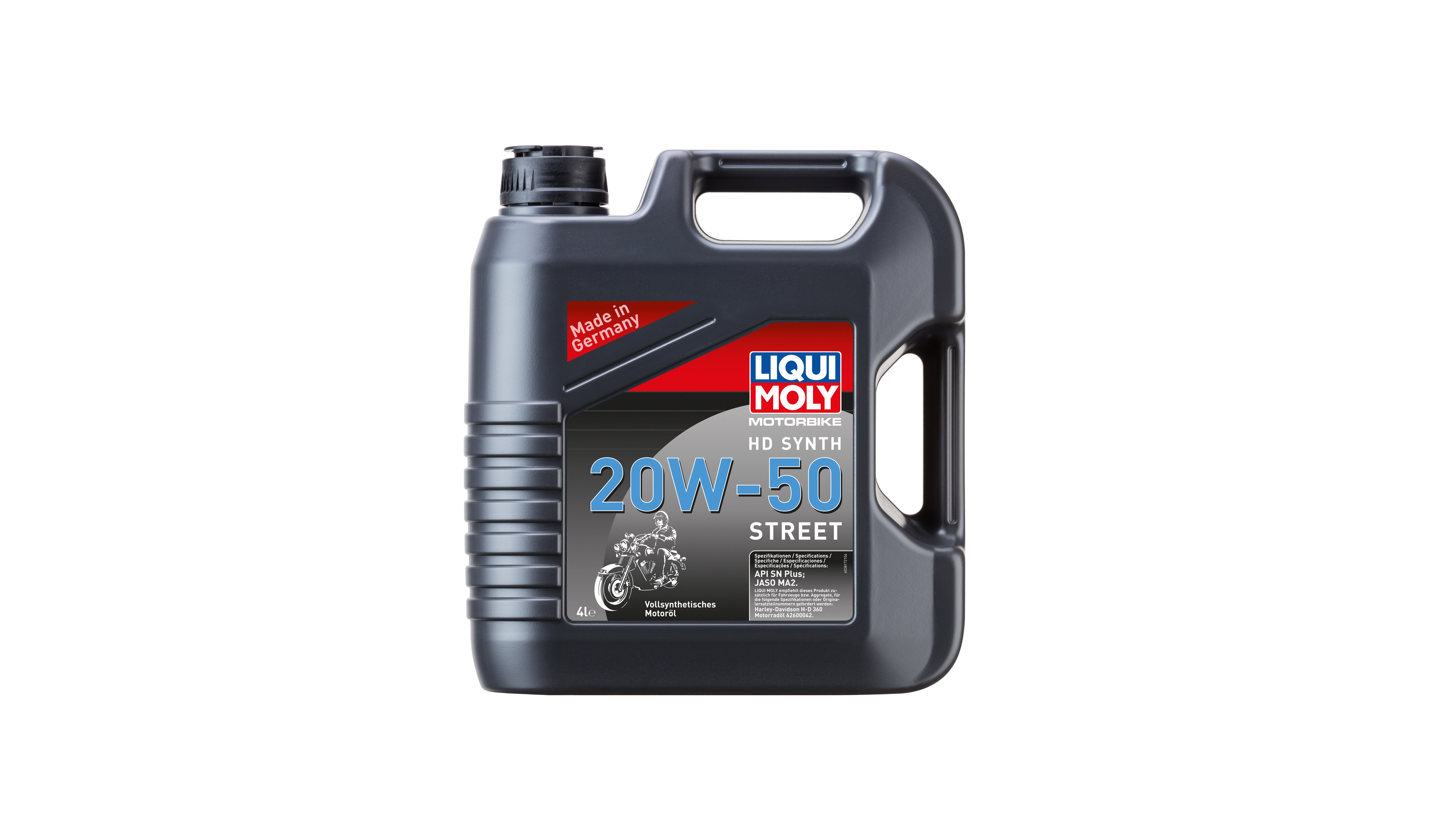 Liqui Moly 4T Motorbike Harley Davidson 20w50 Fully Synthetic Oil (API SN Plus, JASO MA2) (4)