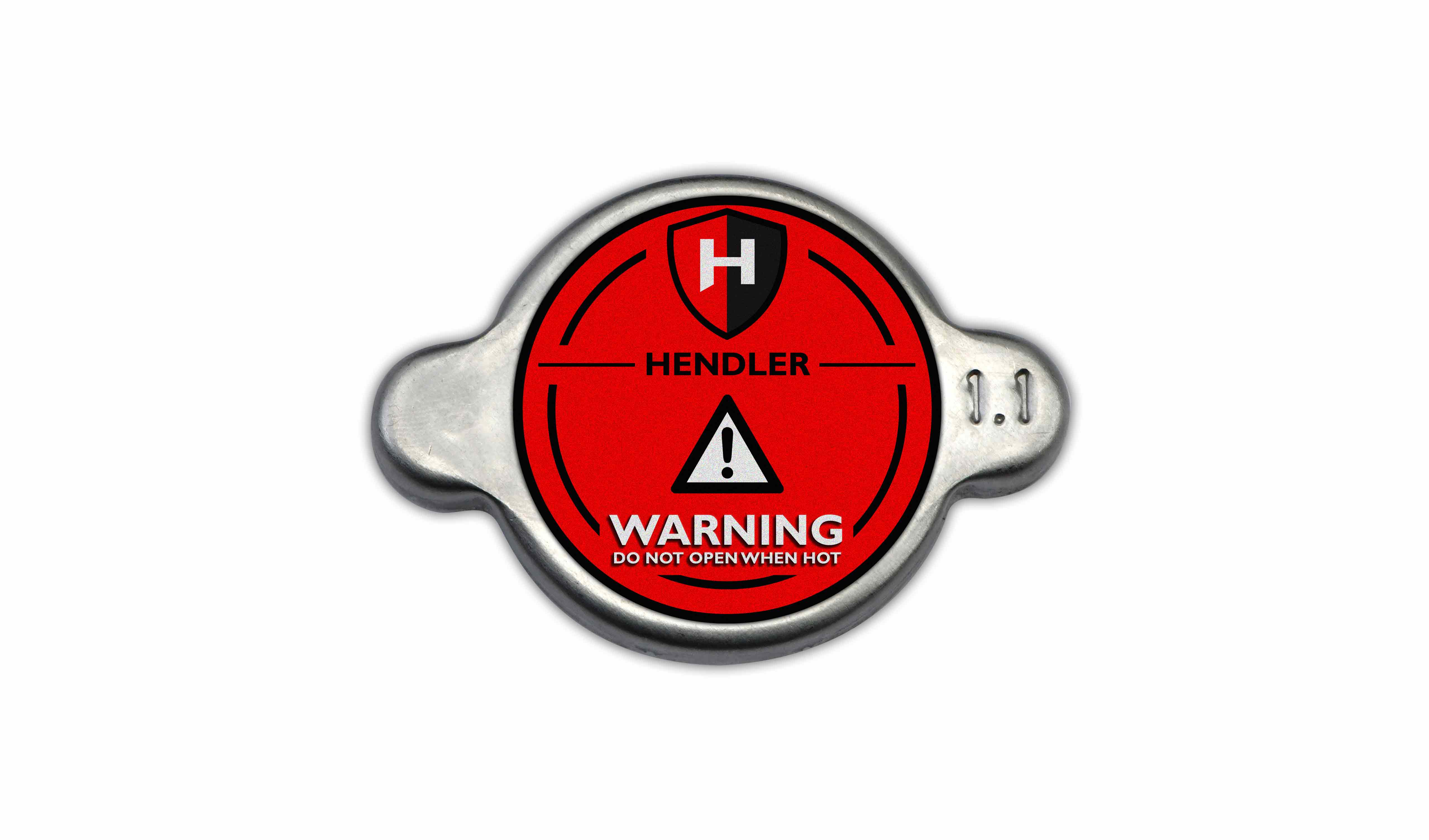 Hendler Radiator Cap 1.1 (16 PSI) Honda, Kawasaki, Suzuki, Yamaha (45mm OD)