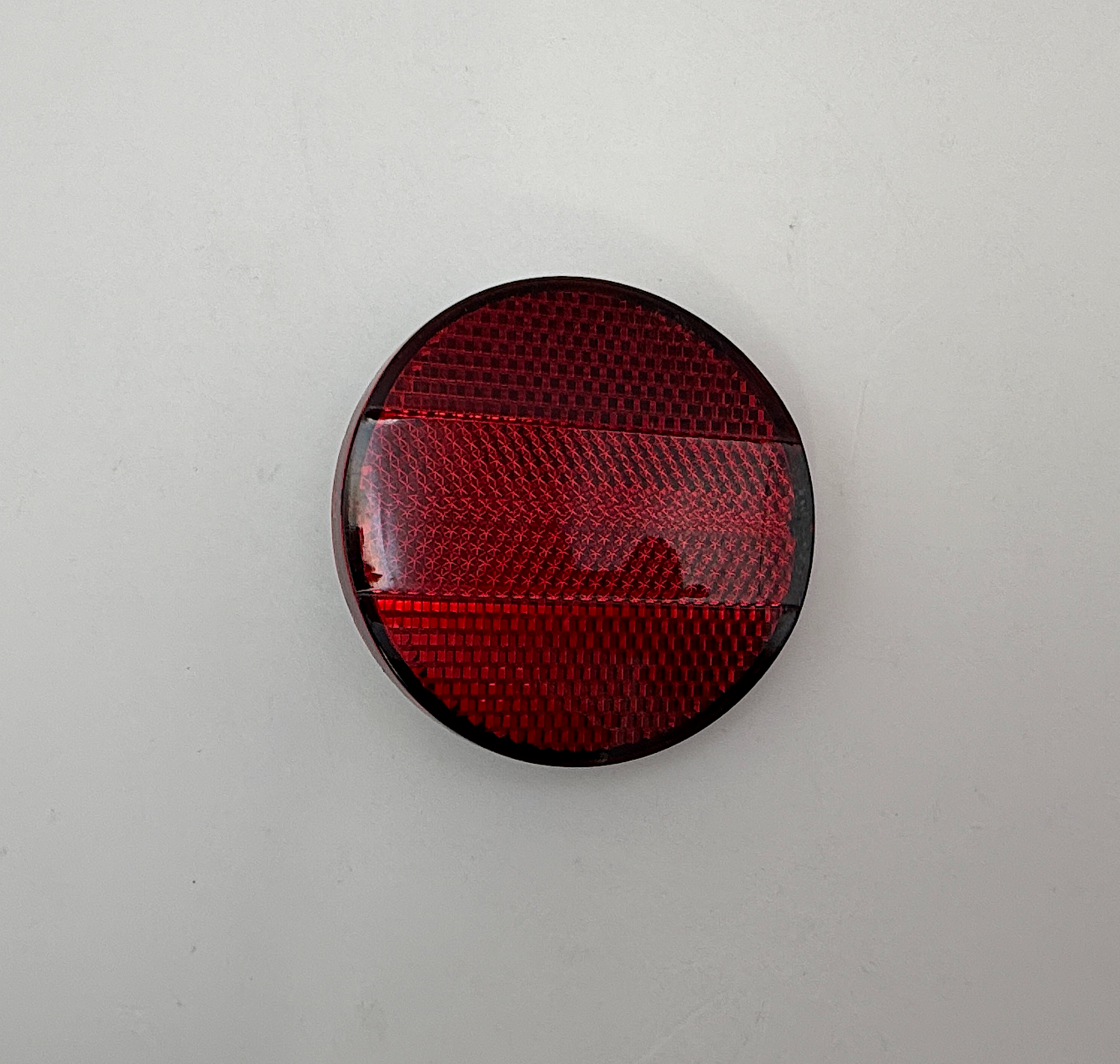Hendler Reflector Red Round Bolt-On OD 66mm (NLA When Out)
