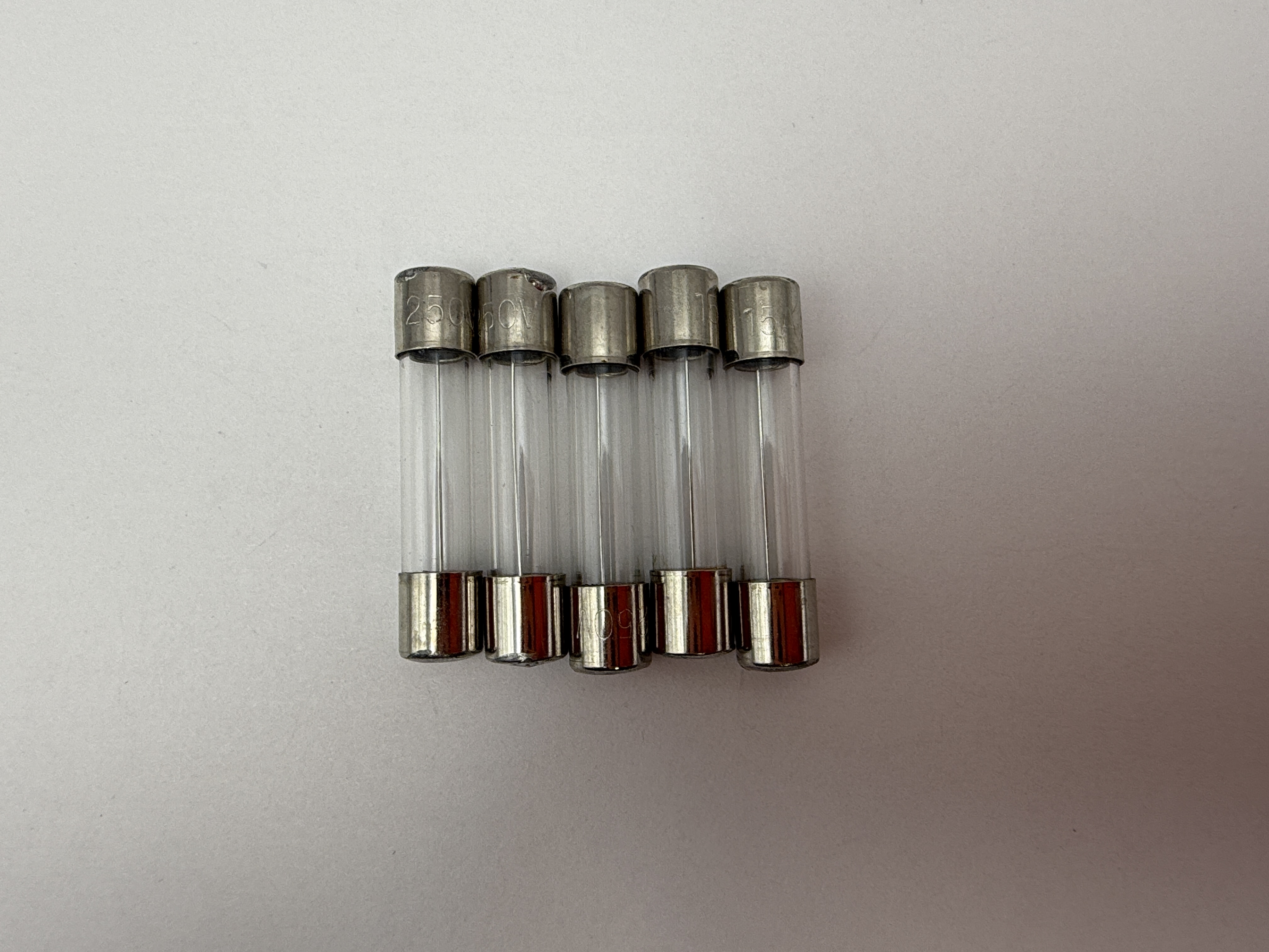 Hendler Fuse Glass 15 Amp 30mm Long