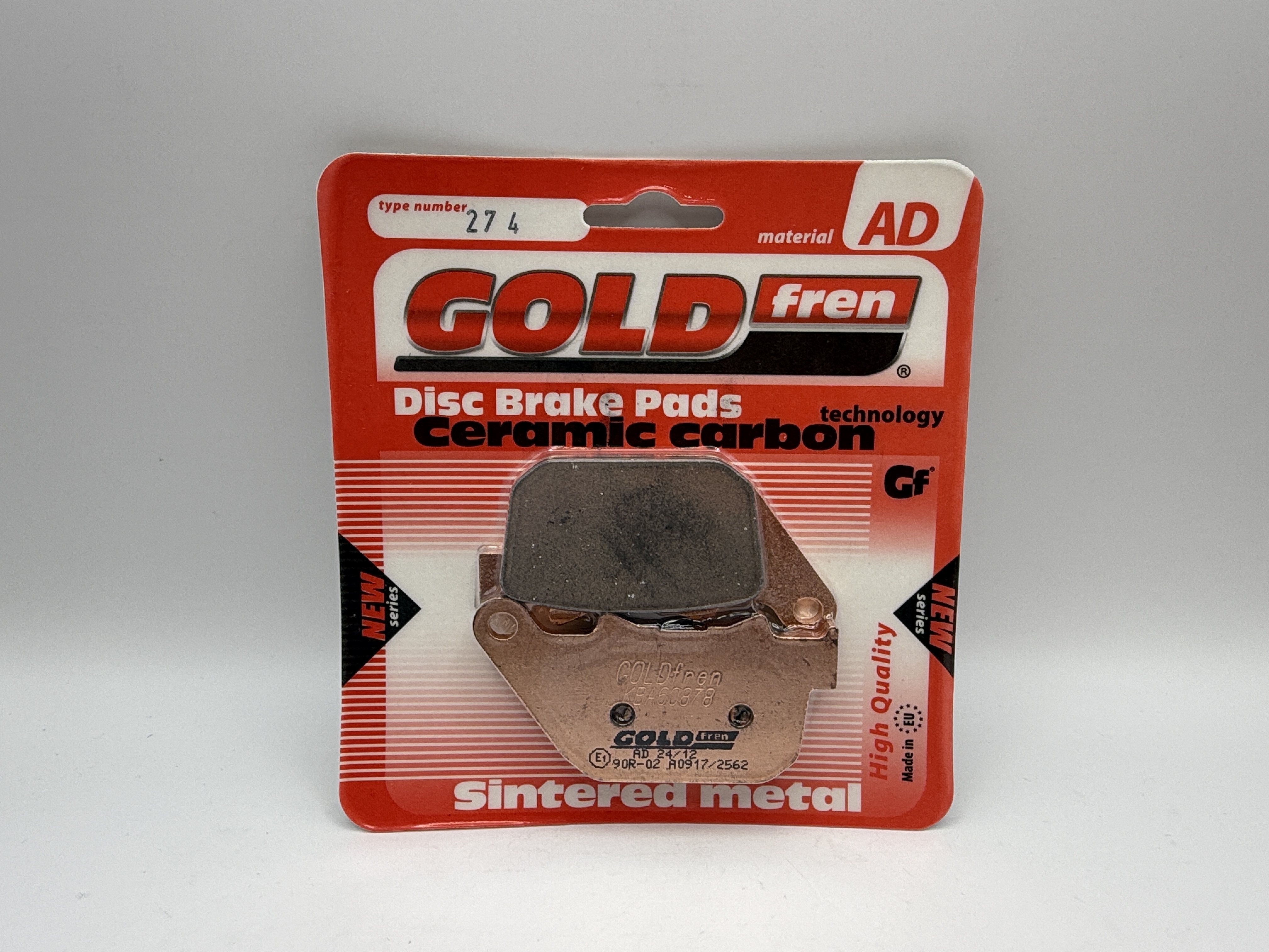 Goldfren AD274,FA387,VD9010,SBS808,FDB2180,DP949 87mm x 50mm x 10.40mm