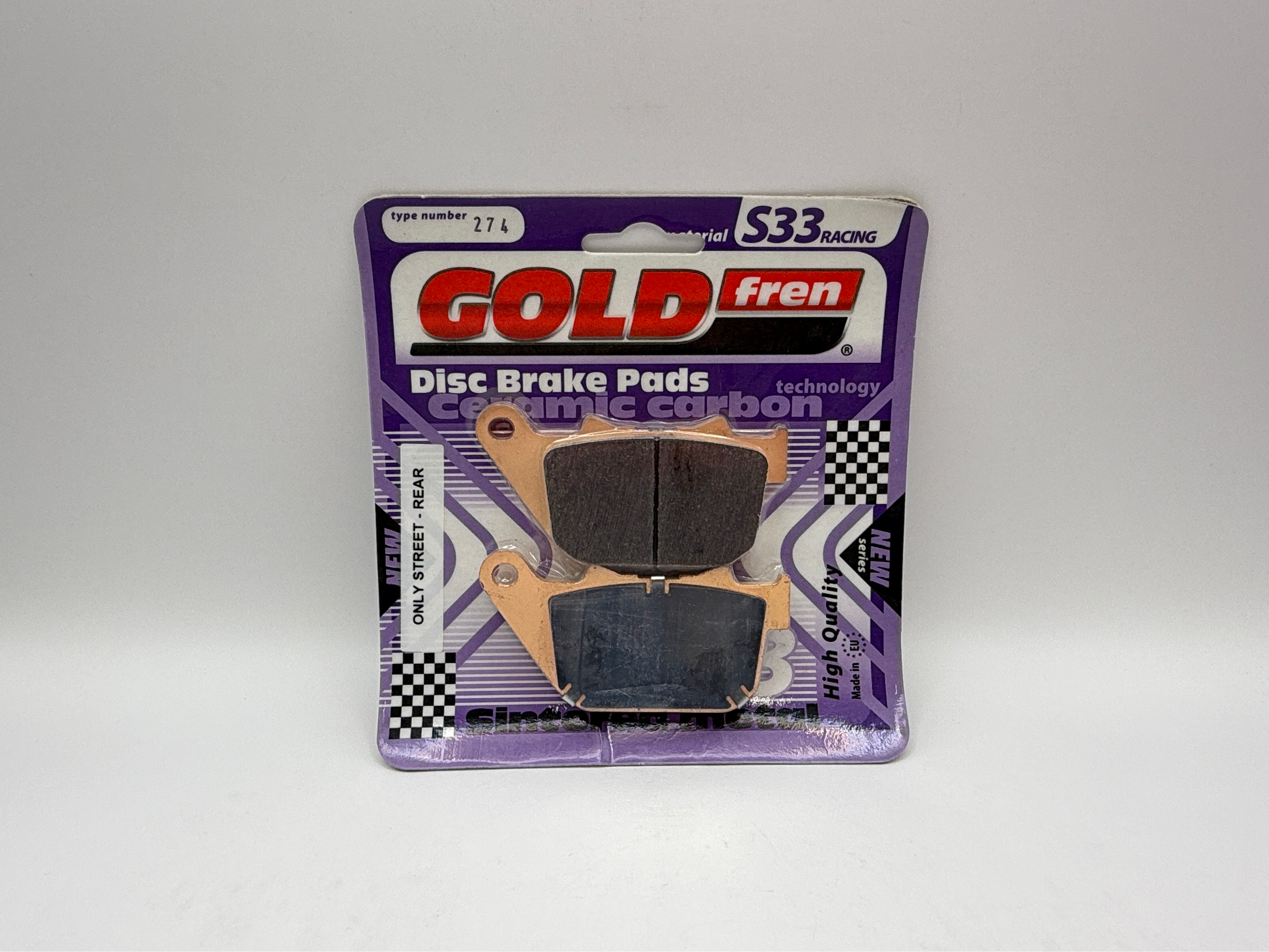 Goldfren S33-274 FA387,VD9010,SBS808,FDB2180,DP949 87mm x 50mm x 10.40mm