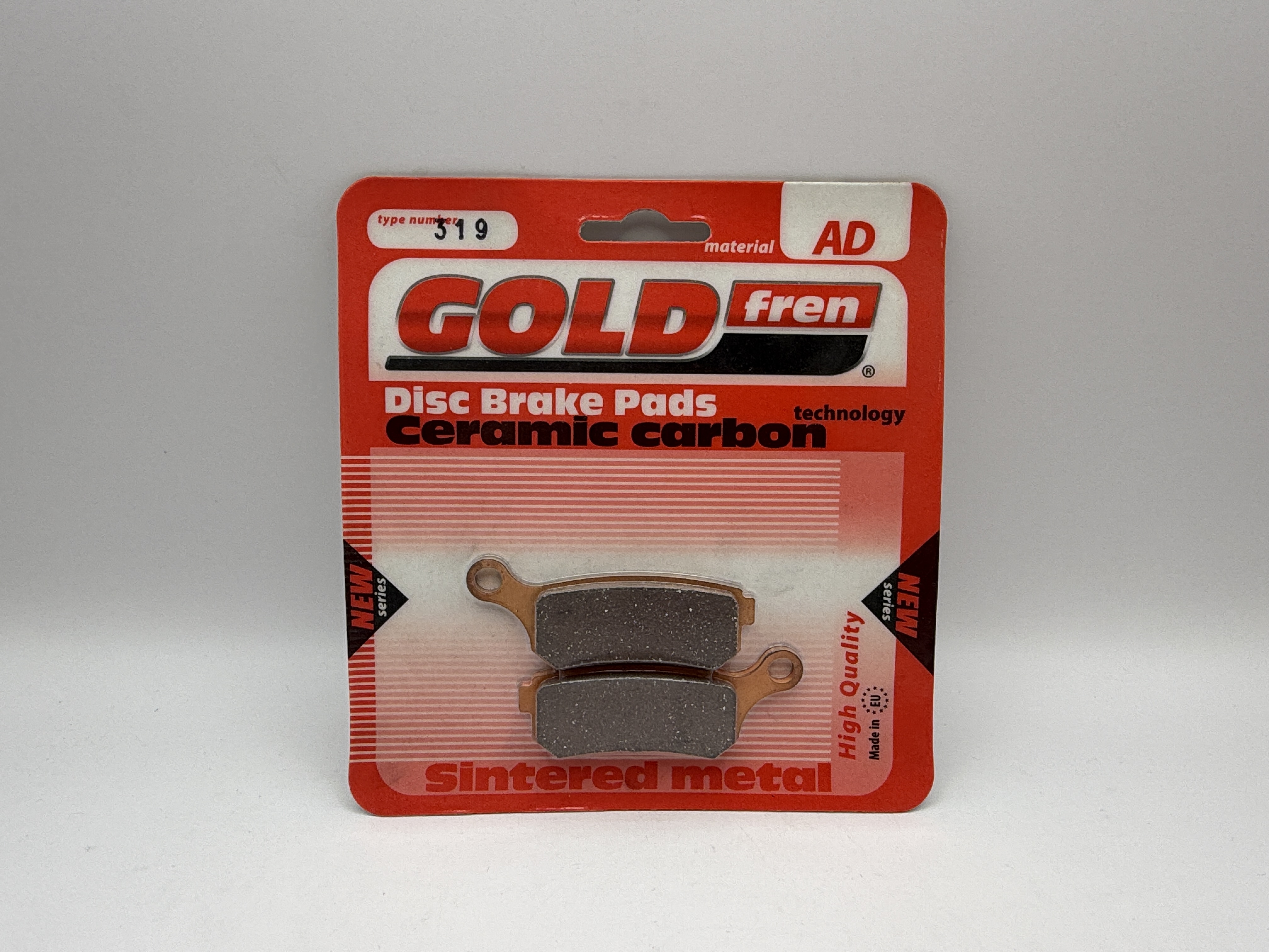 Goldfren AD319 as fitted to Cobra CX65 Front 2013-