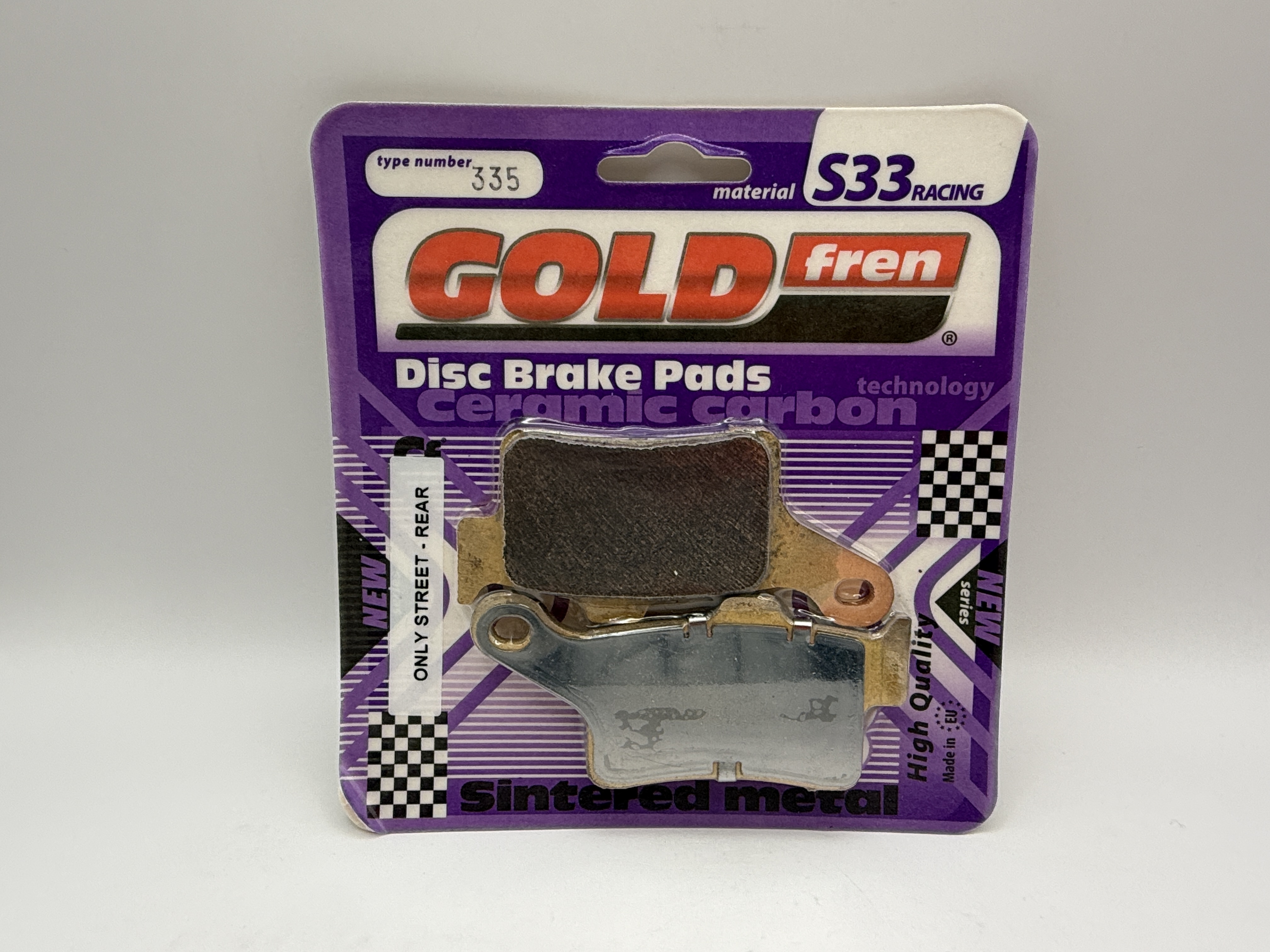 Goldfren S33-335,FA631 as fitted Cam Am Spyder RT,ST,RS