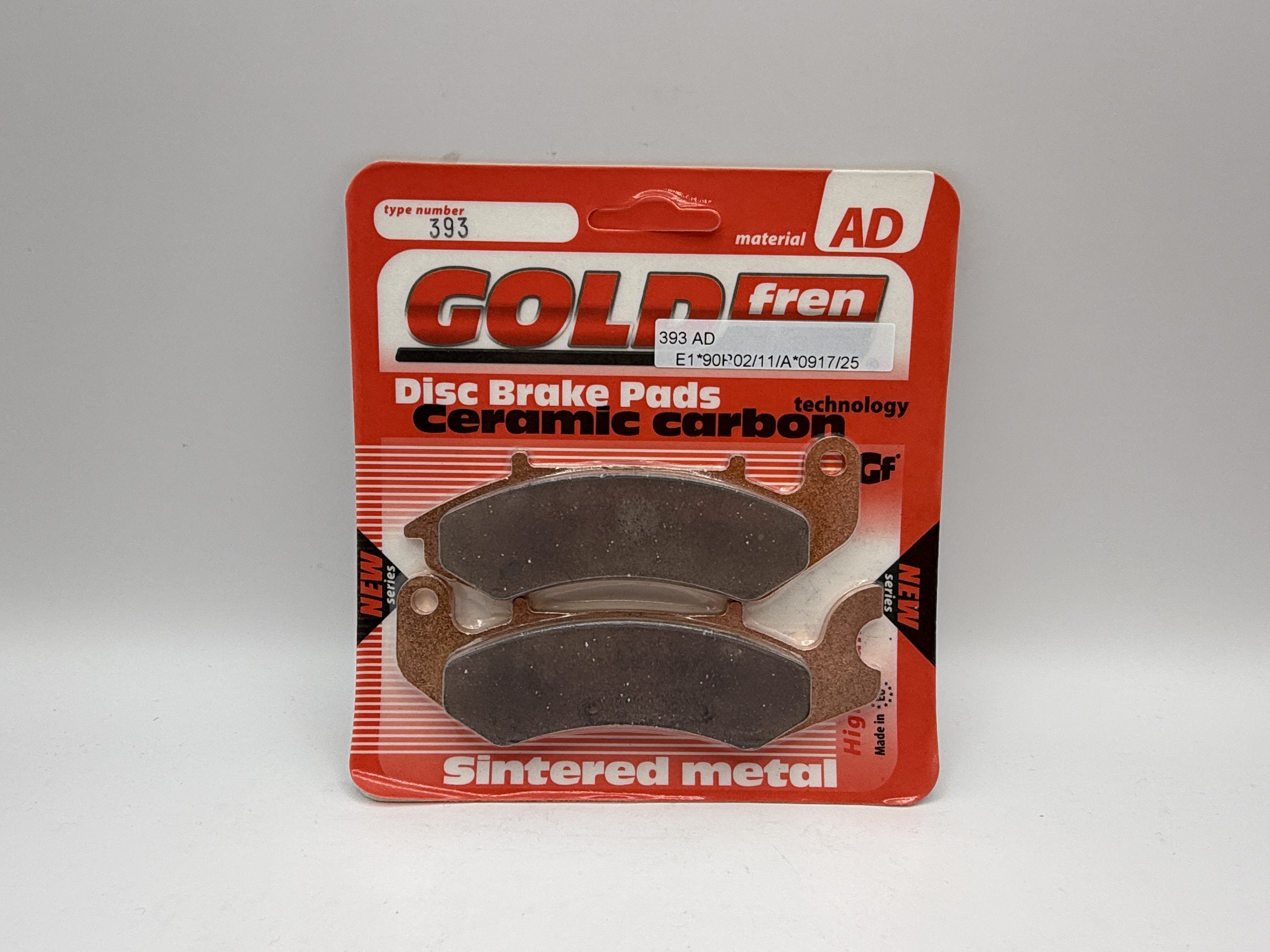 Goldfren AD393, FA711 Benelli TNT 125 17-18, Worx 125 17-18 , BN125 18-19, Keeway RKS 2019