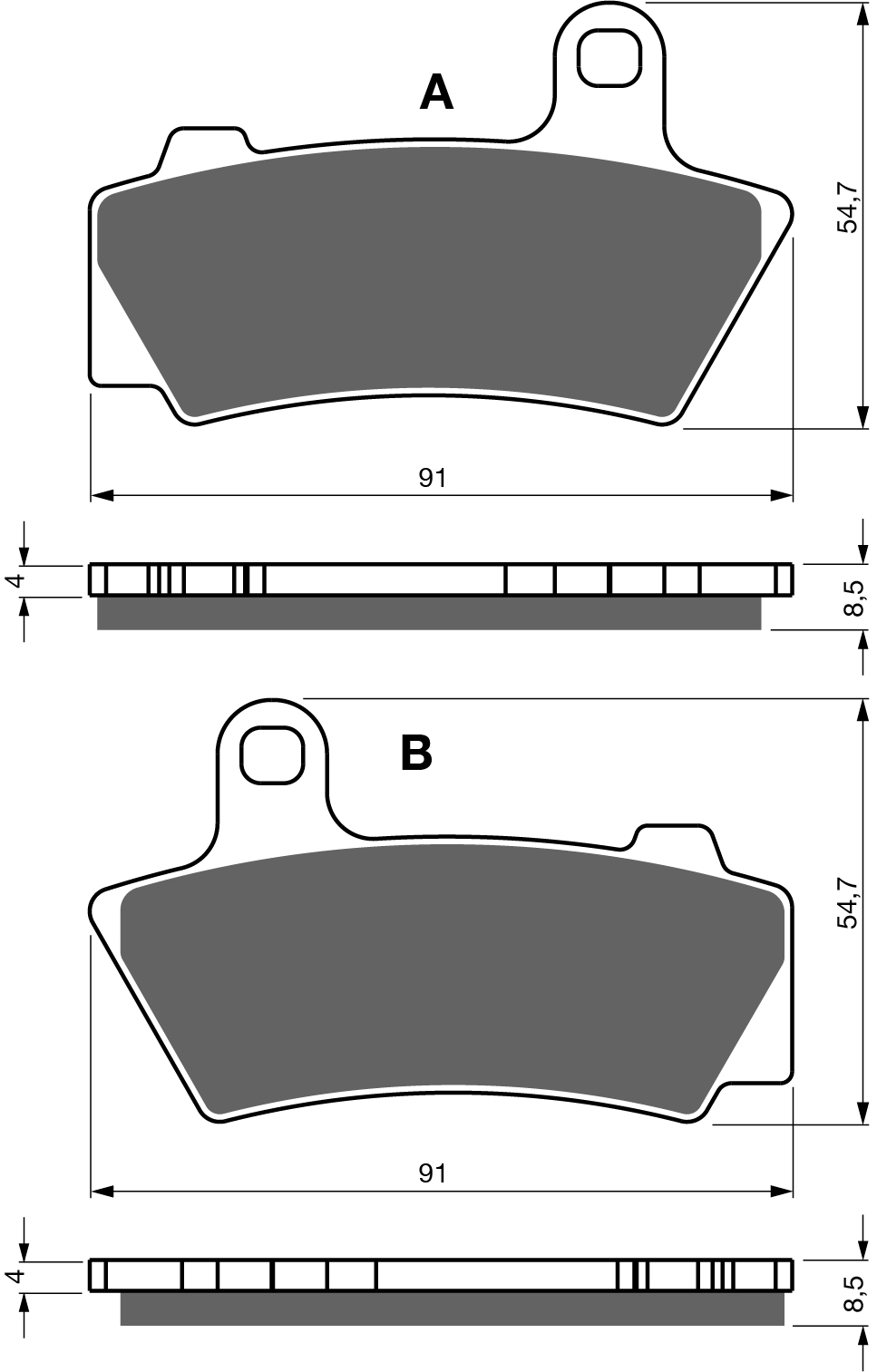 Goldfren AD446 BMW R18 1800 2021-2024 Front