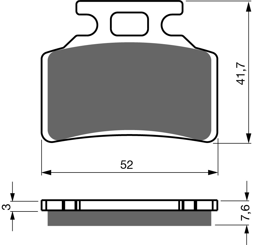 Goldfren AD449 Kentoya Hammer 125 2016- Front