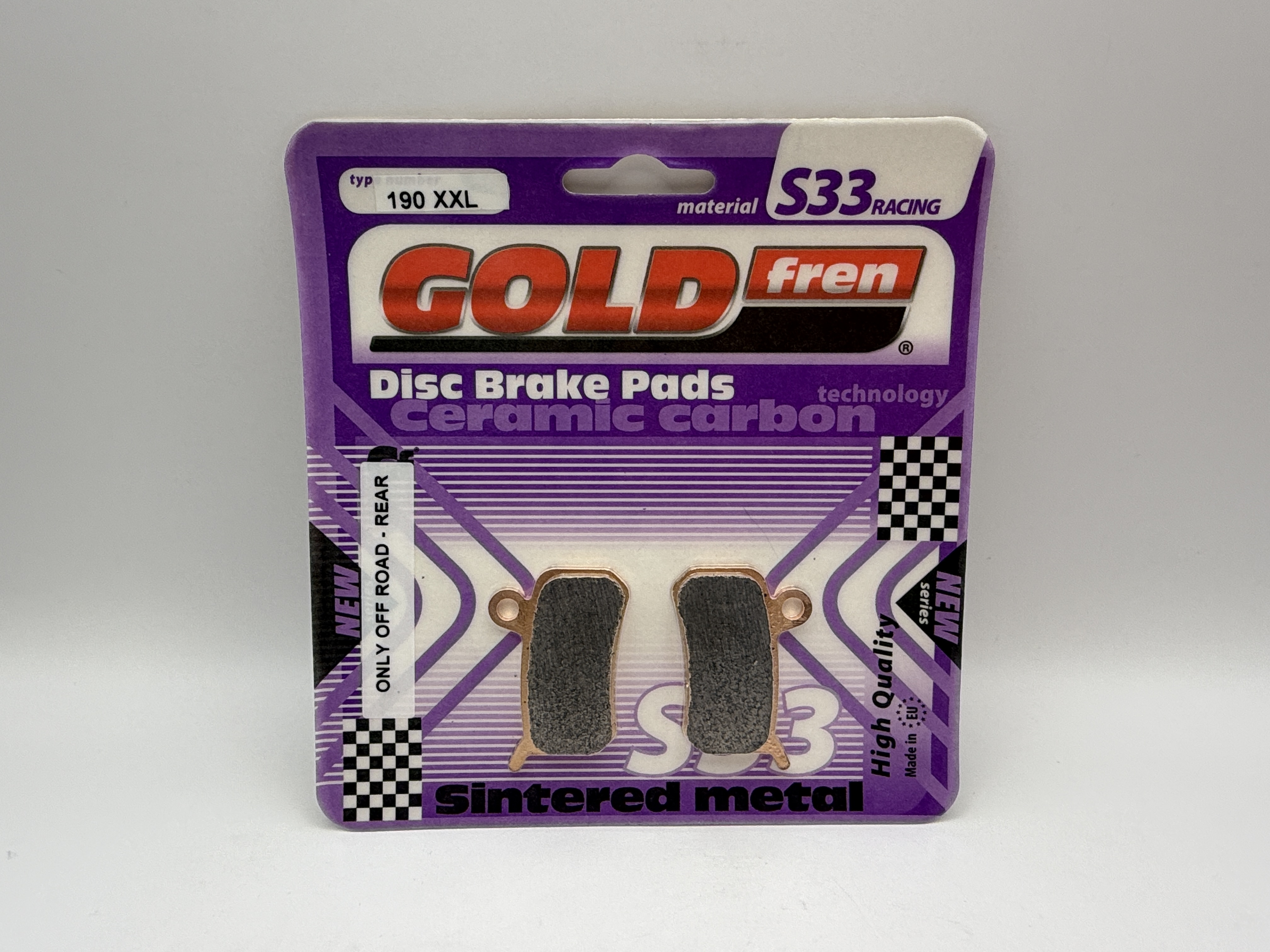 Goldfren S33-190ZA (More pad material than 700190GS)