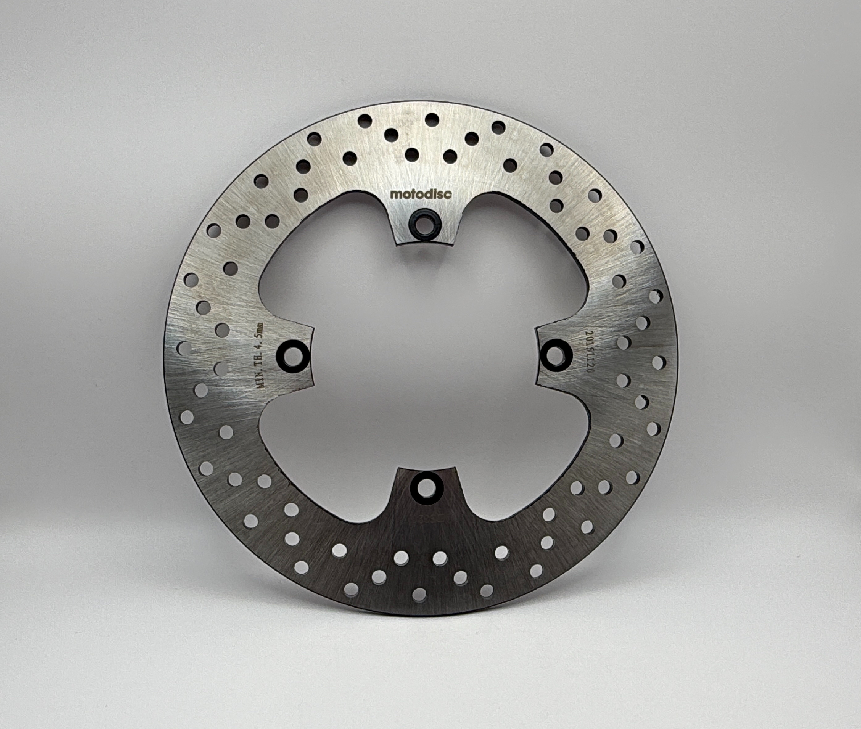 Hendler Rear Brake Disc OD:244mm ID:108mm PCD:124mm, 4 Bolt holes 8.5mm, Solid Disc, 5mm Thick