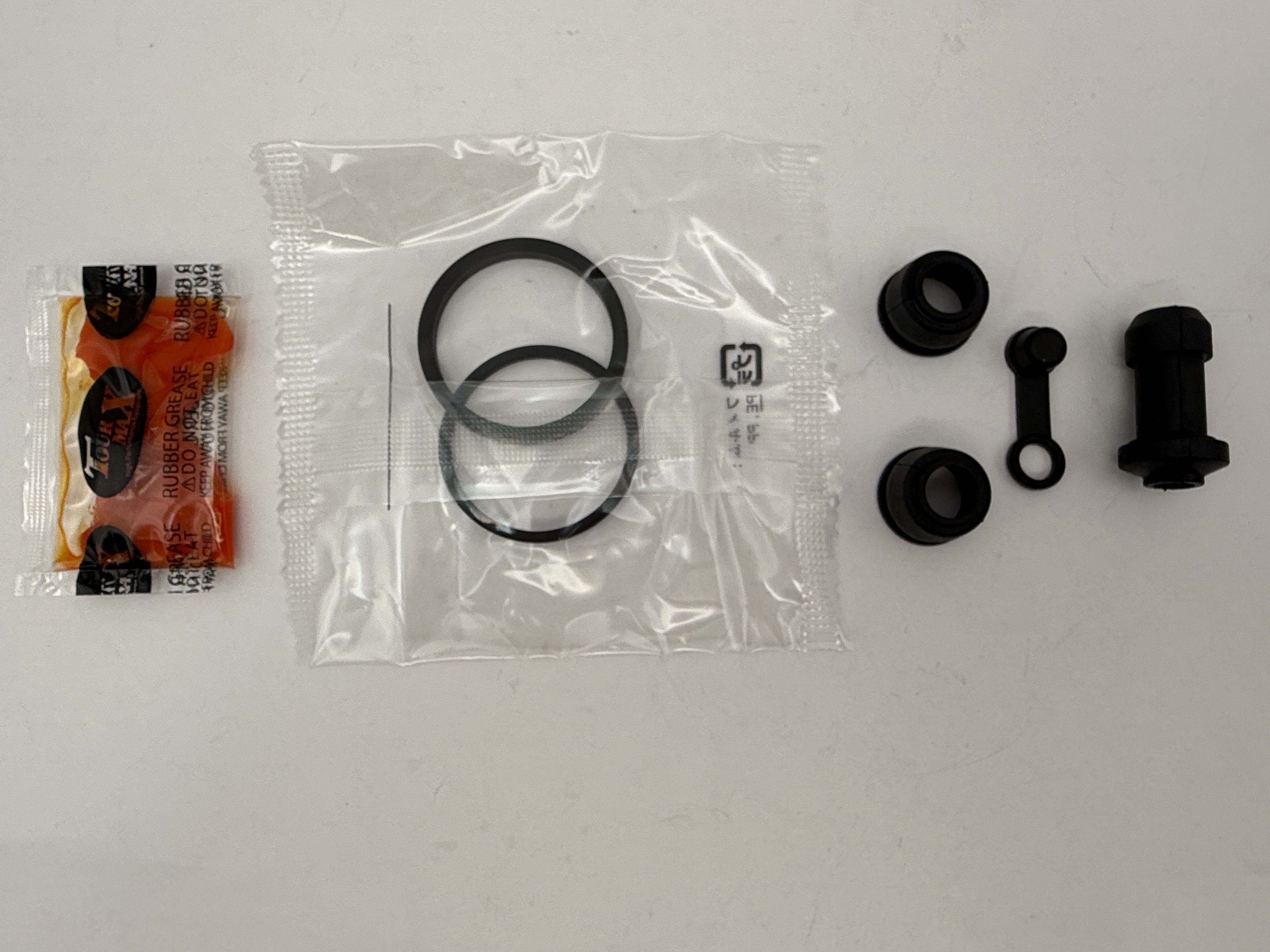 TourMax Brake Caliper Seal Rebuild Kit Front Honda ATC200X 83-87, ATC250R 82-84, TRX250X Fourtrax 87-92, TRX300 Fourtrax 93-09, TRX400EX 99-08, TRX400X 09-14
