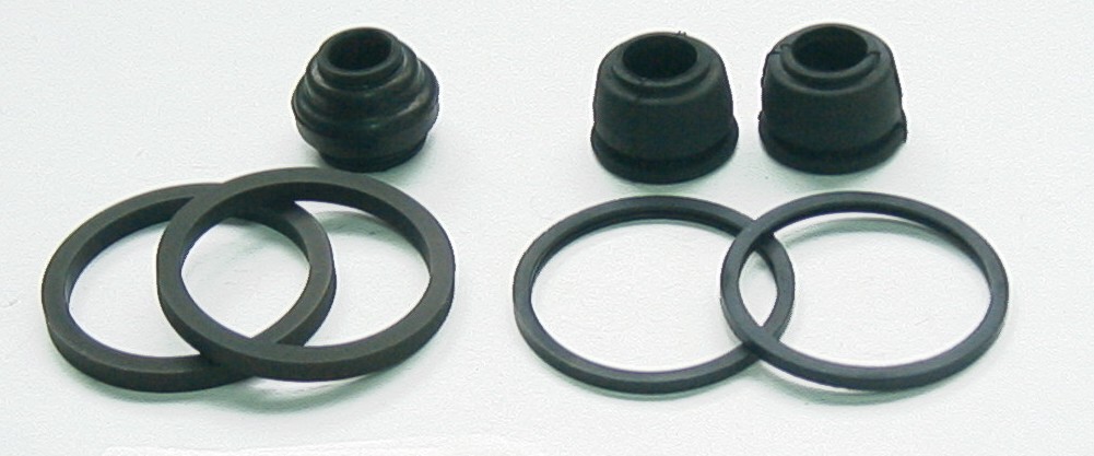 TourMax Brake Caliper Seal Rebuild Kit Front Honda CM400C 81, CB450SC 86, CMX450C 86-87, FT500 82-83, GB500 89-90, GL500 Silverwing 81-82, CB650 82, VF700 Magna 87, VT800C 88, VT1100C Shadow 87-93, Rear CX500T 82-83, VF500F 84-86, CB900C 82-83