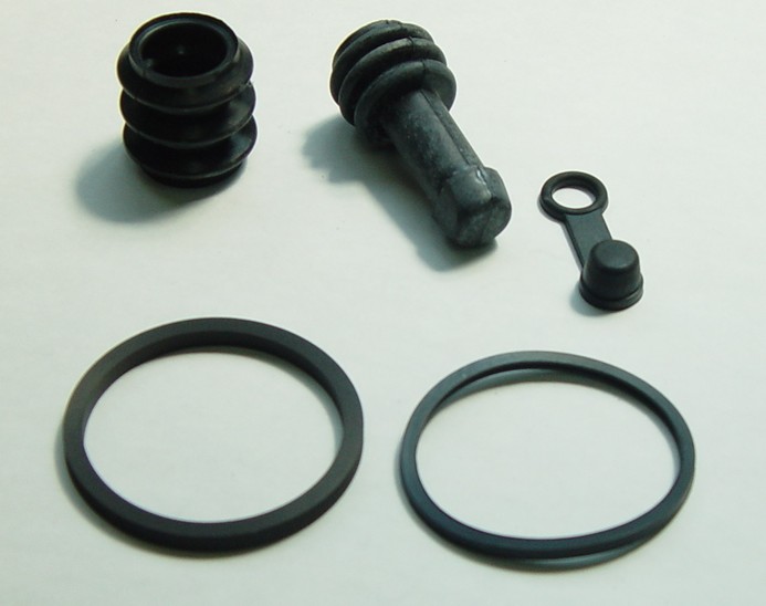 TourMax Brake Caliper Seal Rebuild Kit Rear Kawasaki ZX600E1-E6F 93-06, ZX-6R 07-12, ER-6F, N 06-08, KLE650 Versys 07-14, Z750 04-06, Z900 94-01