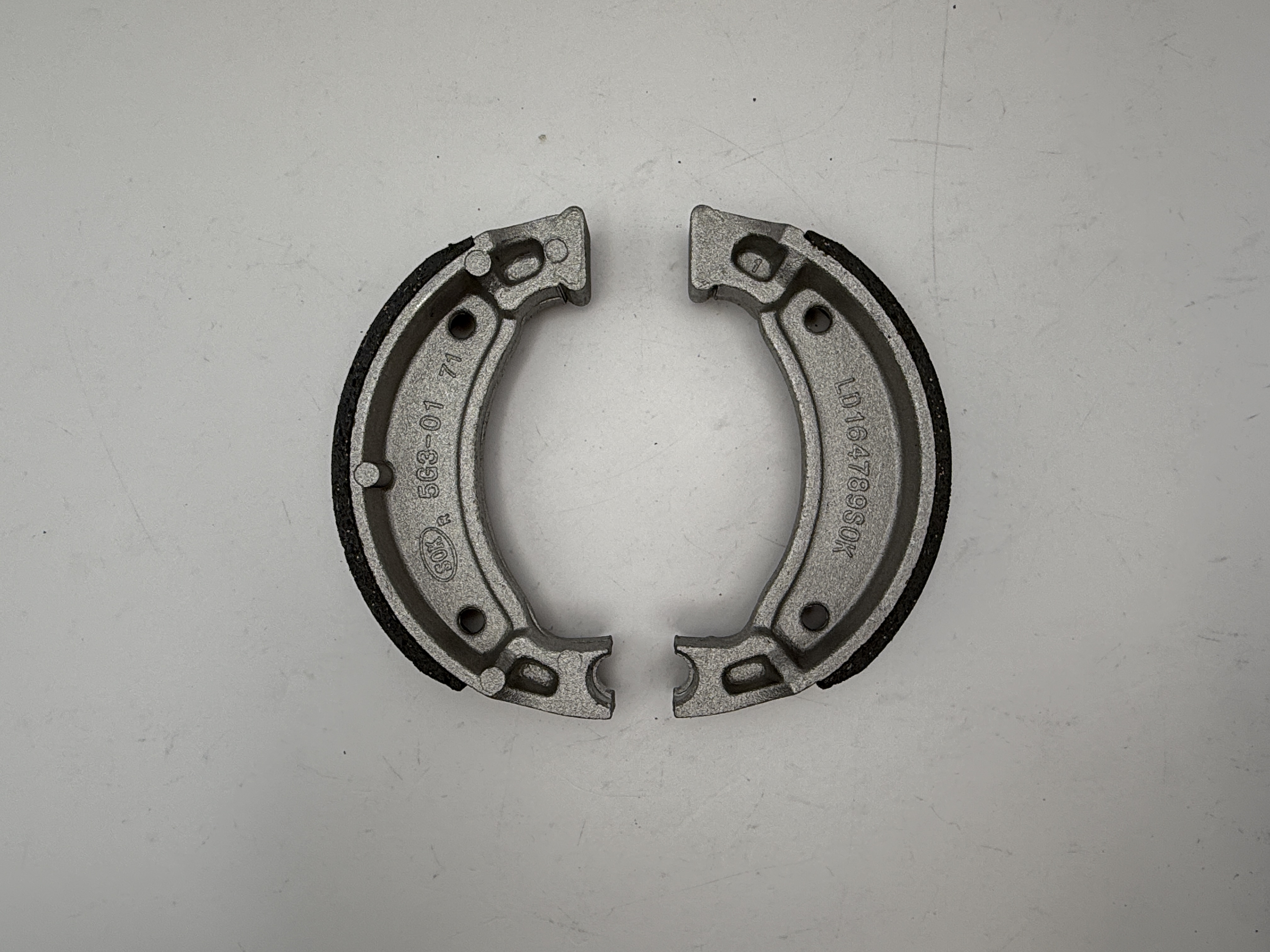 Hendler Drum Brake Shoes VB229, Y503, Y518 110mm x 25mm