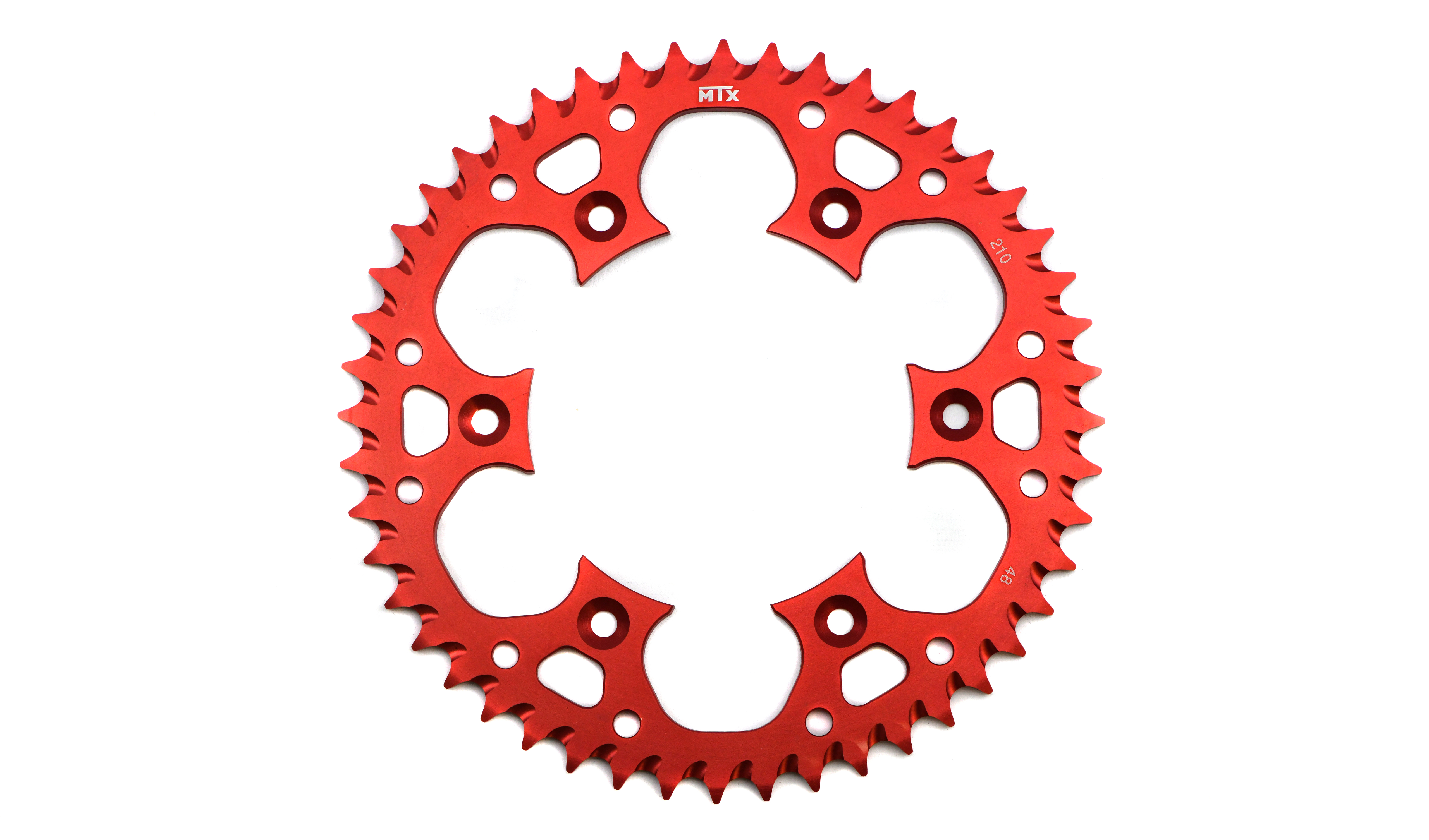 MTX Zero Aluminium 210/301-48 Rear Sprocket Red Honda CRF450R 04-14, CR250 03