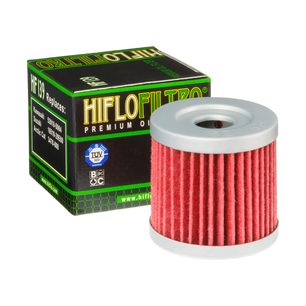 HiFlo Oil Filter Suzuki DRZ400 00-22, LTZ400 03-16, LTR450 06-09 OE Ref.16510-29F00, Kawasaki KFX400 03-06, KLX400 03 OE Ref.52010-S004