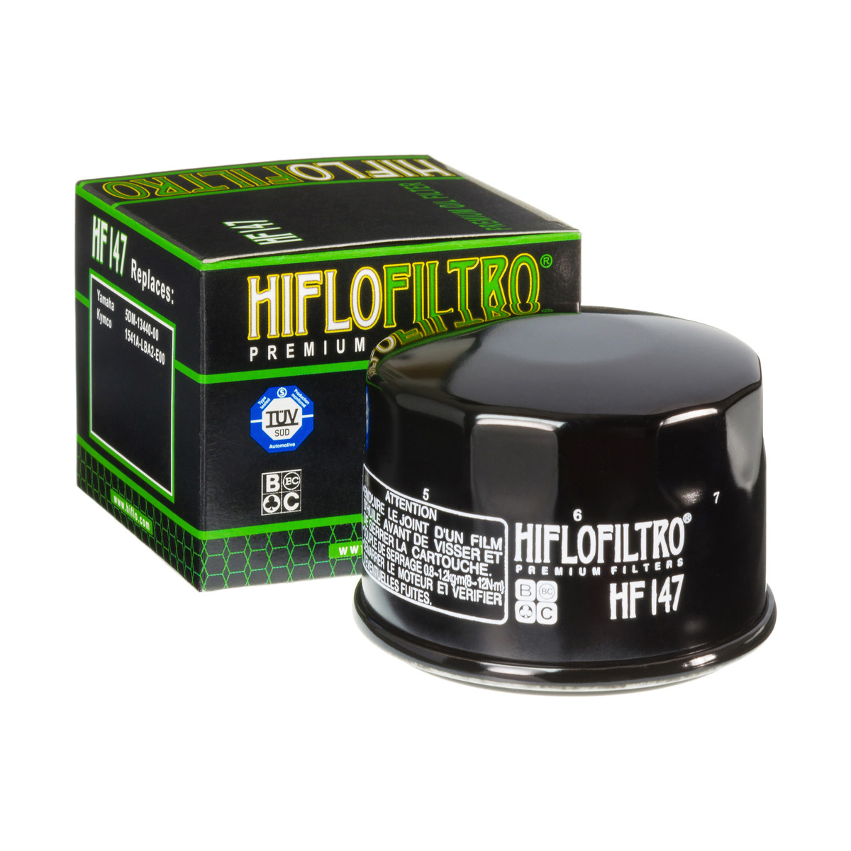 HiFlo Oil Filter Yamaha FZS600 98-03, XVS1300 07-10, YFM660 01-05, YFM700 Grizzly,Kodiak 16-18 OE Ref.5DM-13440-00, B16-E3440-00