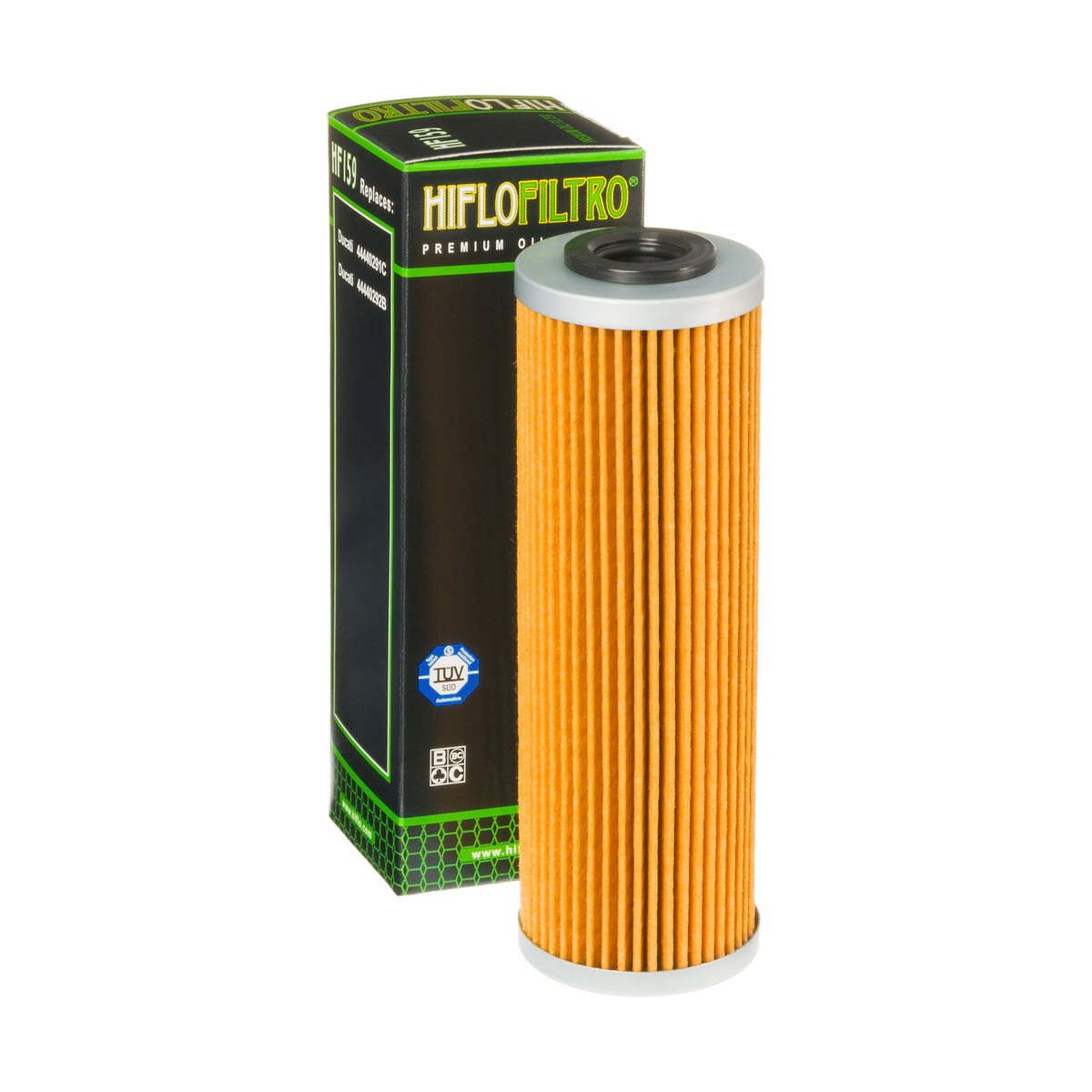 HiFlo Oil Filter Ducati 899/955/959/1103/1199/1299 Panigale 13-22, 1103 Streetfighter 20-22 OE Ref.444.4.029.1C, 444.4.029.2B, 444.4.031.2B