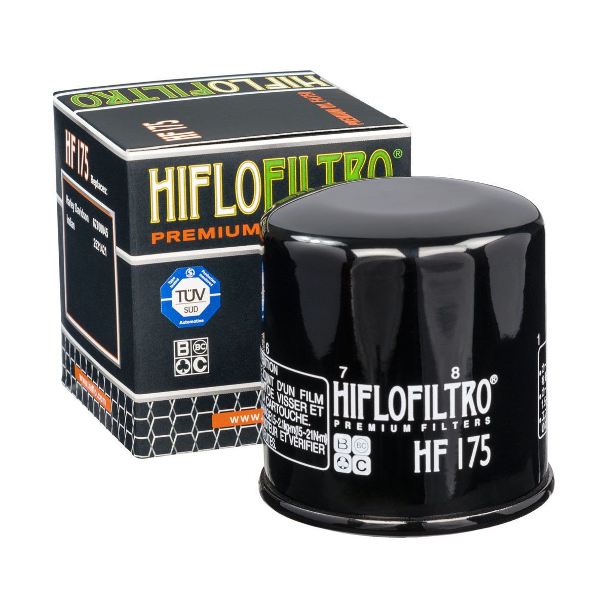 HiFlo Oil Filter Harley Davidson XG500, XG750 15-20 OE Ref.62700045, Indian Challenge 20-21, Chiefain 15-22, Roadmaster 15-22 OE Ref.2521421