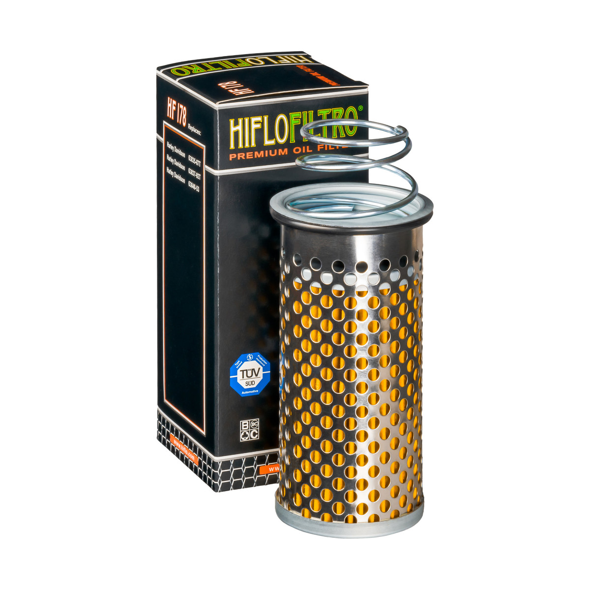 HiFlo Oil Filter Harley Davidson FX Super Glide 71-79, FXE Super Glide 75-80, FXS Low Rider 76-79 OE Ref.63835-87T, 63837-92T, 63840-53