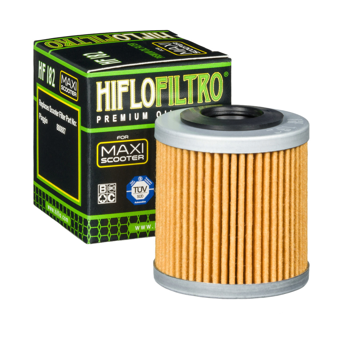 HiFlo Oil Filter Piaggio 350 Beverly 11-17, 400 Beverly 21, 400 MP3 20-21 OE Ref.880887