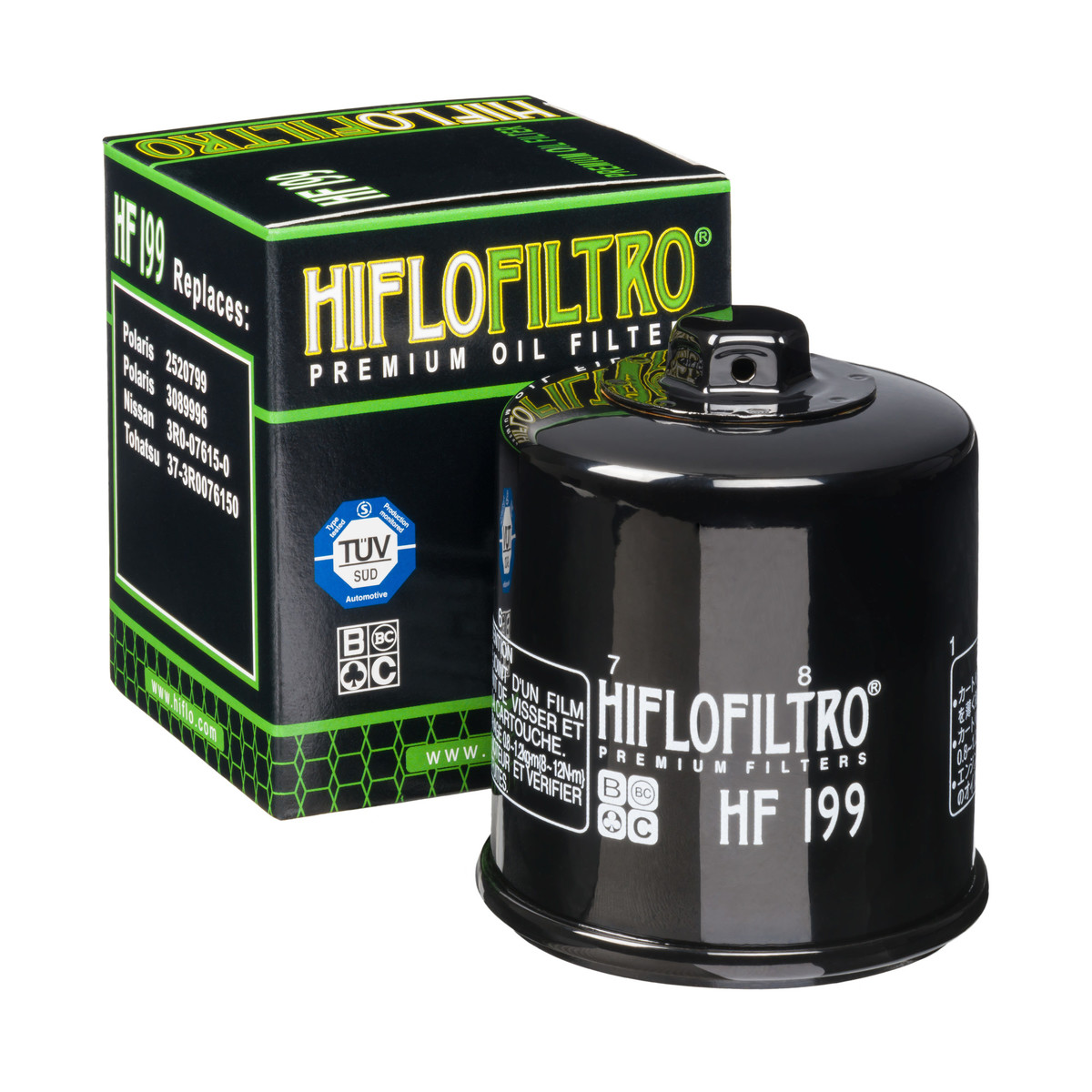 HiFlo Oil Filter Arctic Cat Wildcat XX 19-24, Indian Scout15-24 OE Ref.0812-130, Polaris 450 Sportsman 18-21, 500/550 Sportsman 12-14, 1000 Sportsman 16-21 OE Ref.2520799, 3089996