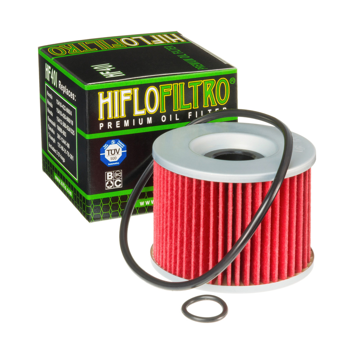 HiFlo Oil Filter Honda Cartridge 350cc to 1200cc 70-87, Kawasaki 250cc to 1200cc 77-12, Yamaha 700cc to 1300cc 86-06