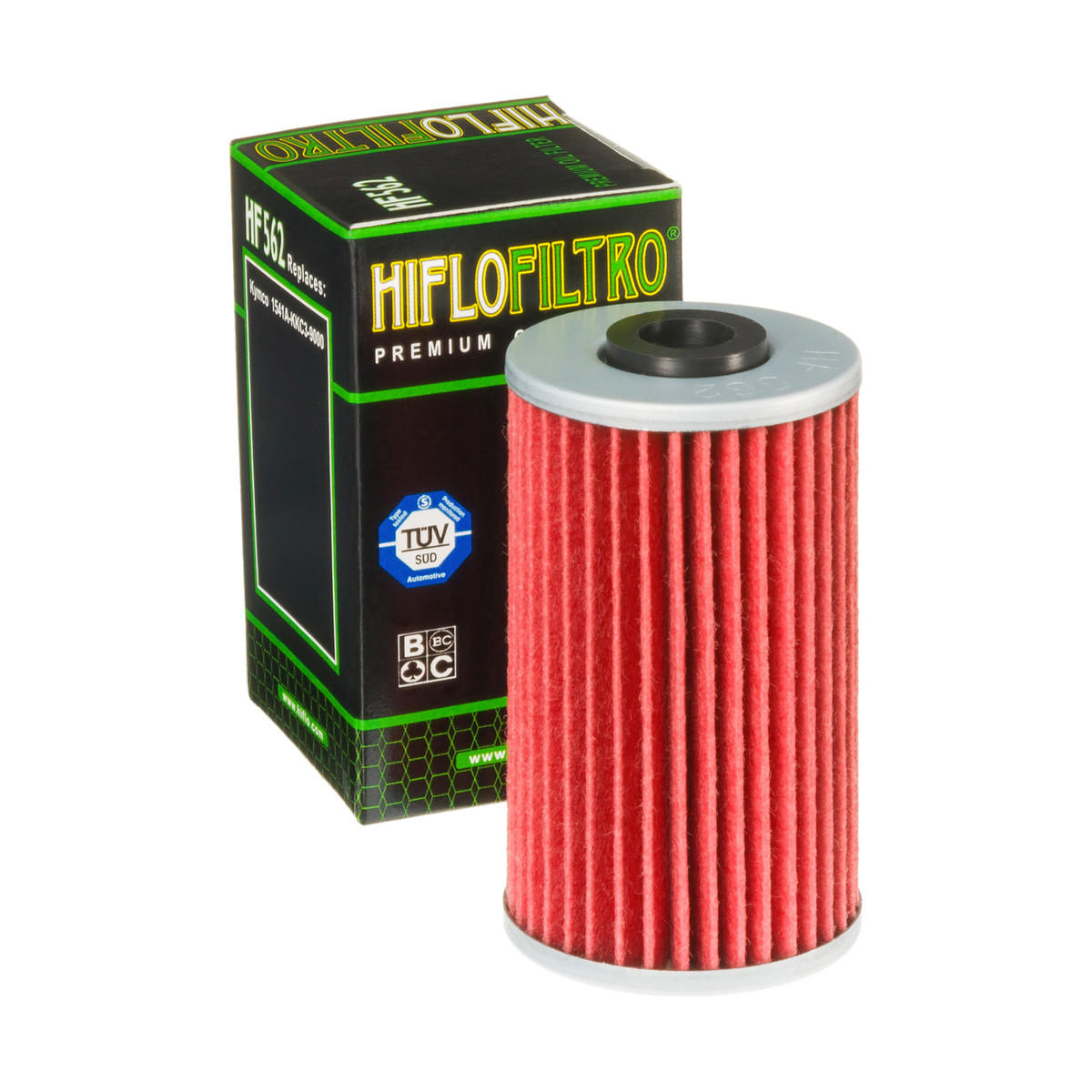 HiFlo Oil Filter Kymco 125 Venox, 125 Dink ie 06-15, 125 Grand Dink 01-11, 125i G Dink 12-16, 200 Dink 06-16 OE Ref.1541A-KKC3-9000