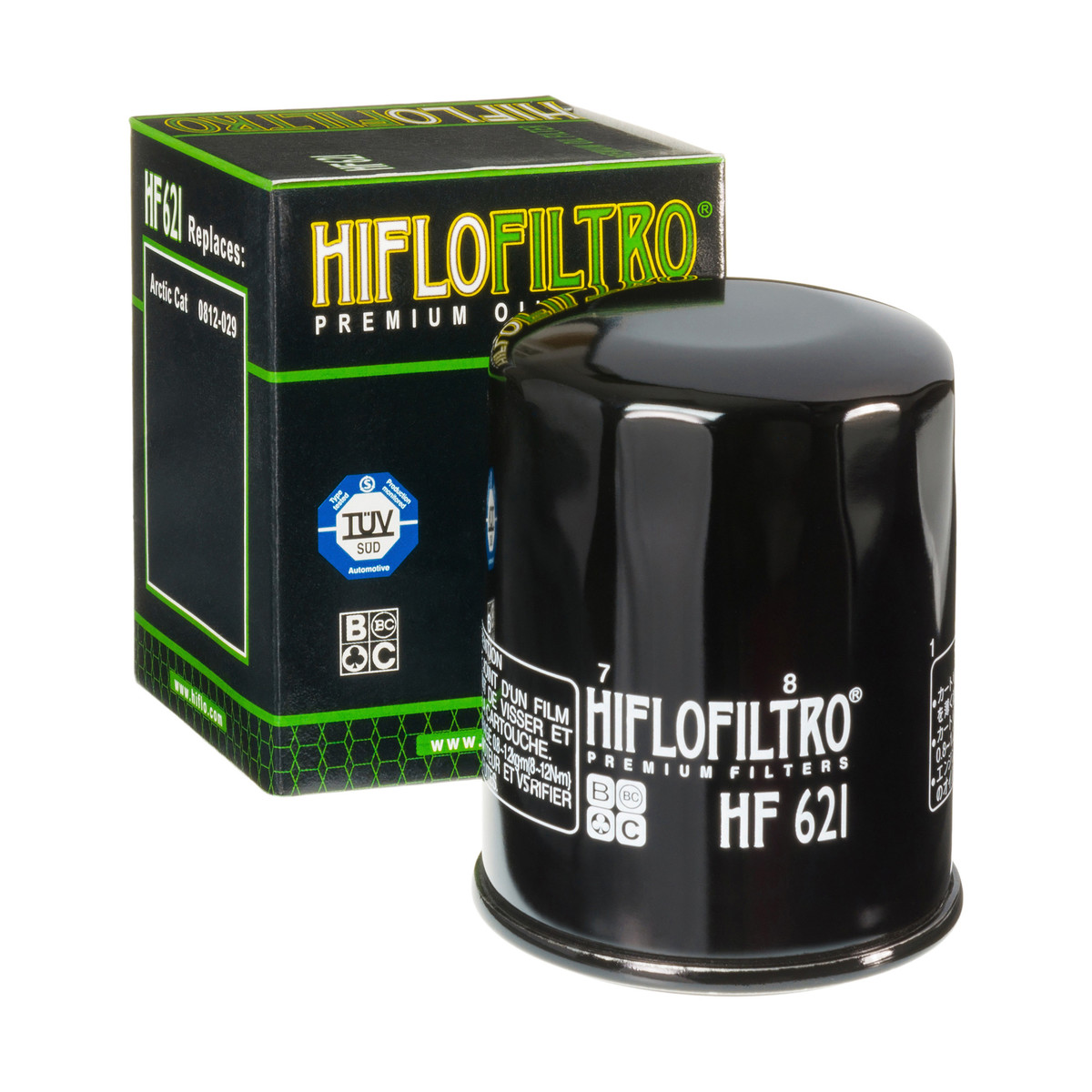 HiFlo Oil Filter Arctic ATV models 06-24, Side X Side models 06-20 OE Ref.0812-029, 0812-034, 3436-021, 0812-135
