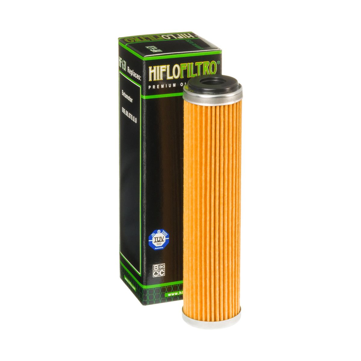 HiFlo Oil Filter Betamotor 350RR 11-22, 390RR 15-21,400RR 10-15, 430RR 15-22, 450RR 10-16, 480RR 15-22, 500RR 15-22, 520RR 10-14 OE Ref.6080700000
