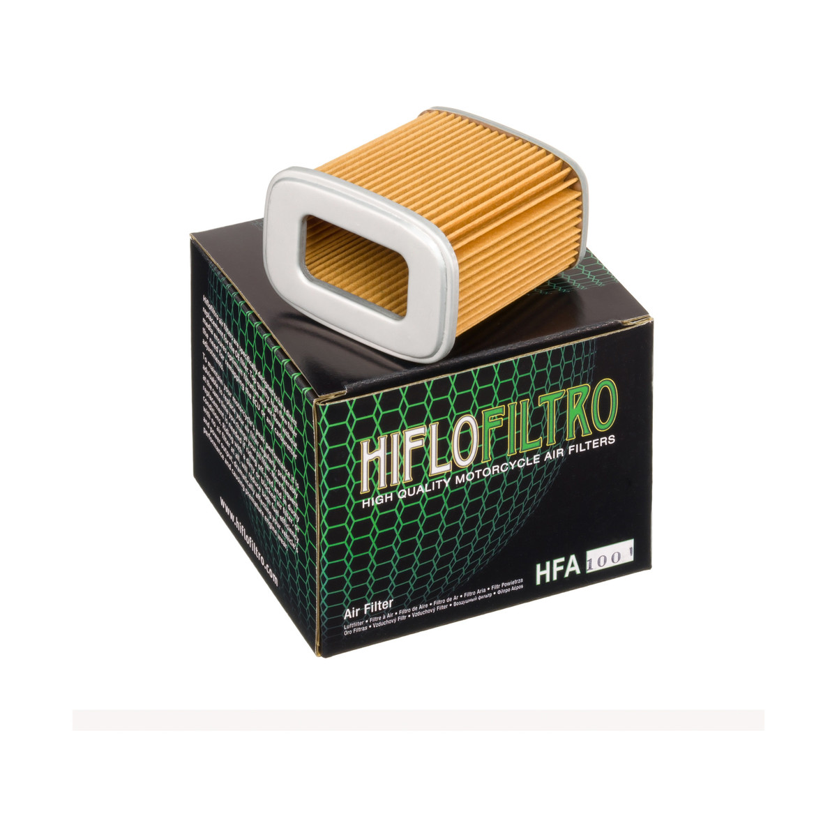 HiFlo Air Filter Honda C50, C70, C90ZZ Rectangular (17211-041-005)