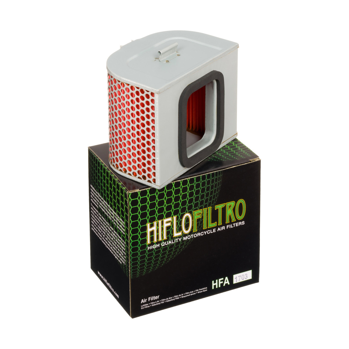 HiFlo Air Filter Honda CBX750FE-FG 84-86, CB750F2N,F21 92-01 (17211-MJ0-950, 17211-MW3-700)