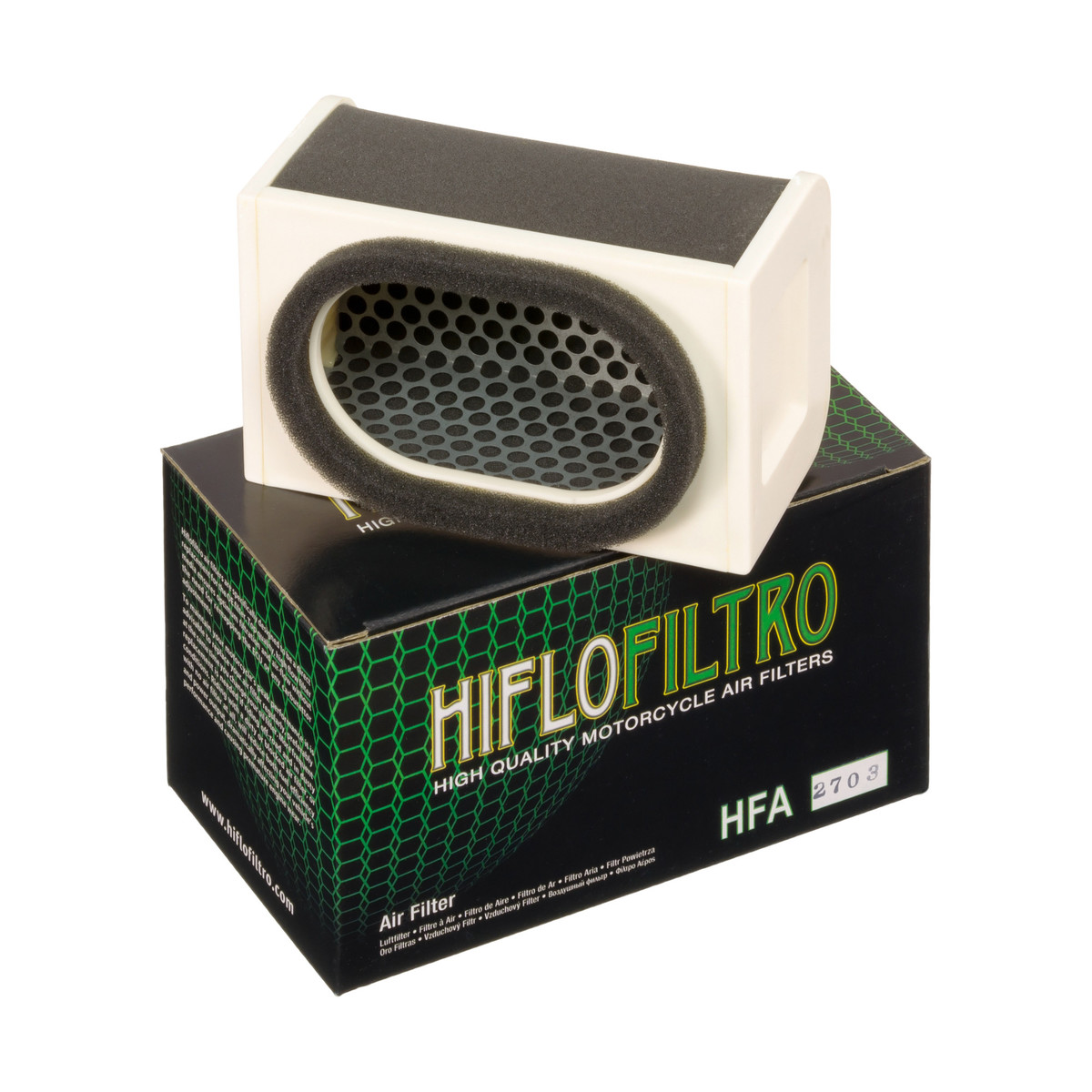 HiFlo Air Filter Kawasaki GT550G, ZR550B, ZR750 91-97, GPZ600 85-89 (11013-1157)