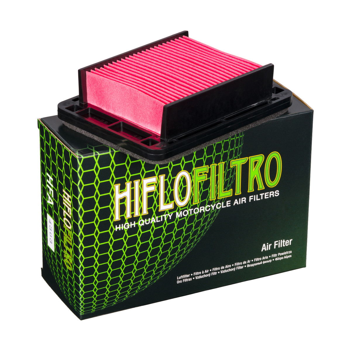 HiFlo Air Filter Yamaha YZF-R3 2015-2024, MT-03 2016-2024, MT-25 2018-2022, YZF-R25 2018-2022, FZ25 2018-2023 (1WD-E4451-00)
