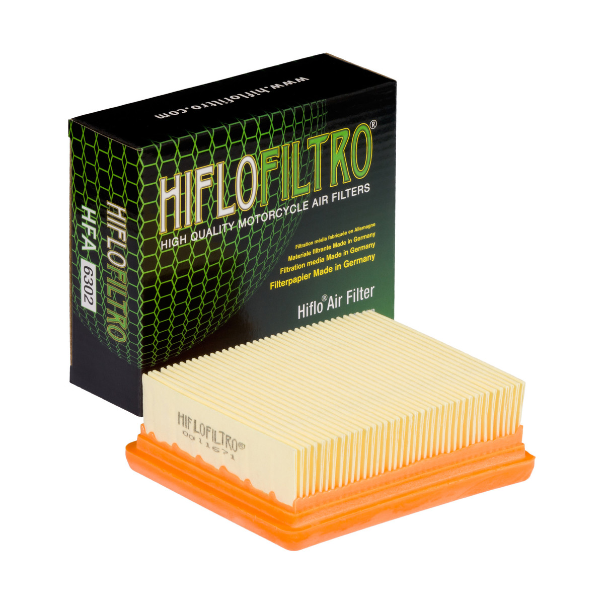 HiFlo Air Filter KTM 125 Duke 2011-2016, 125 RC 2014-2020, 200 Duke 2012-2019, 200 RC 2014-2020, 250 Duke 2015-2016,RC250 2015-2017, RC390 2014-2021 (90106015000)