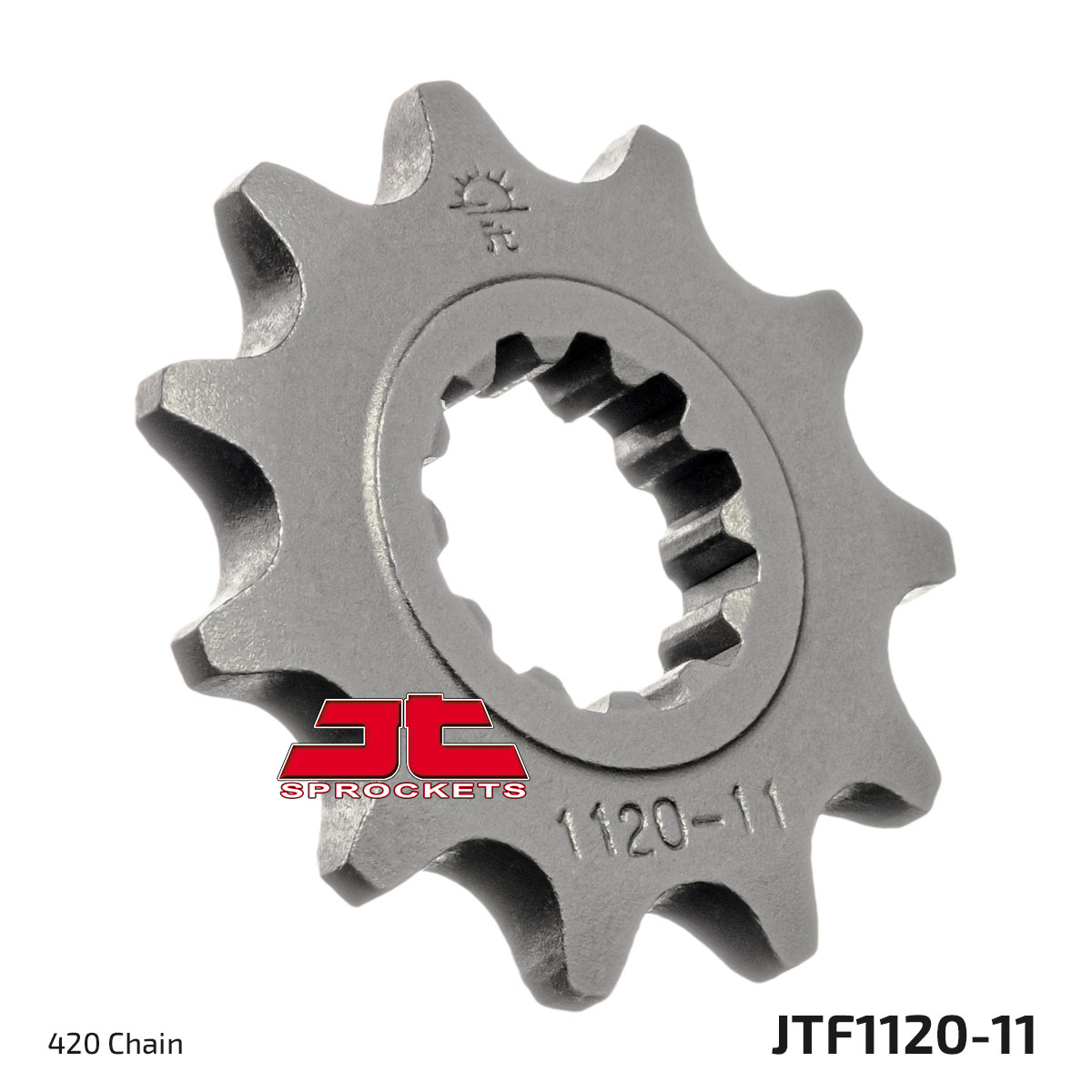 JT Front Sprocket Aprilia 50 MX SM 03-06, 50 Tuono 03-05, Peugeot XPS 50 SM 04-0 (1120-11)