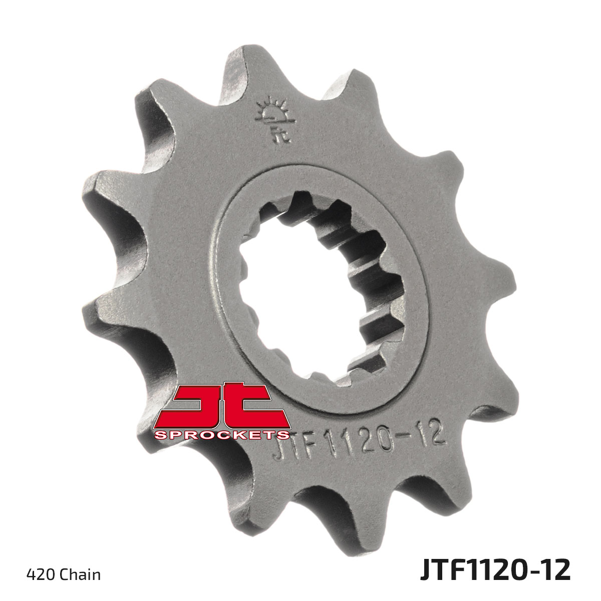 JT Front Sprocket Aprilia 50 RS 99-05, RX50 98-05, Peugeot 50 XP6 98-06 (1120-12)