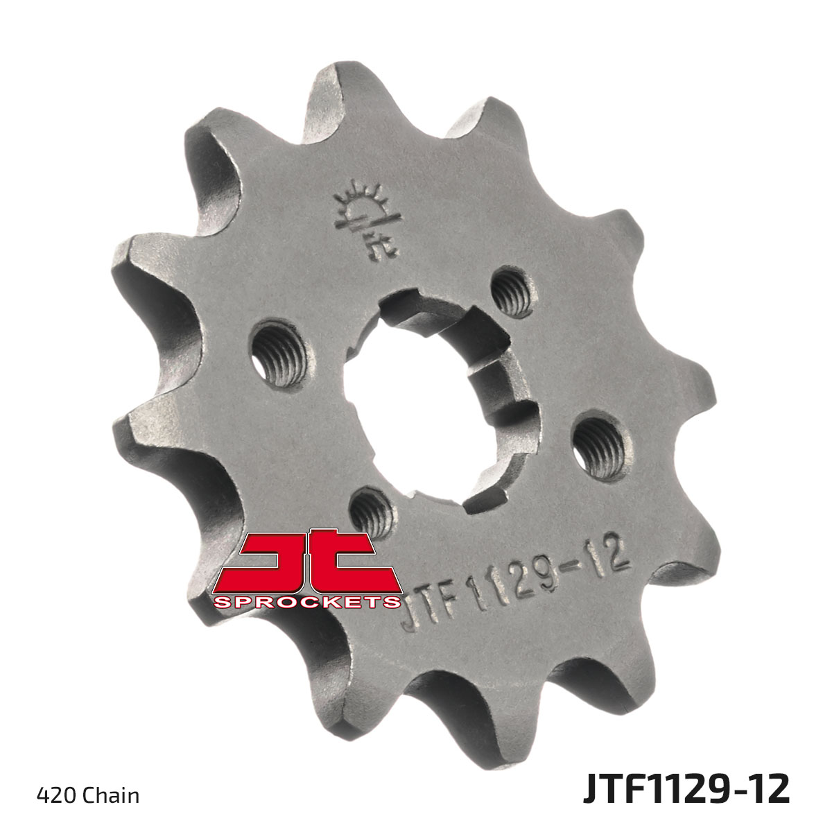 JT Front Sprocket Derbi GPR50R 00-06, Senda 50 01-03, Gilera GP50 02-03, Zulu 50 01-02 (1129-12)