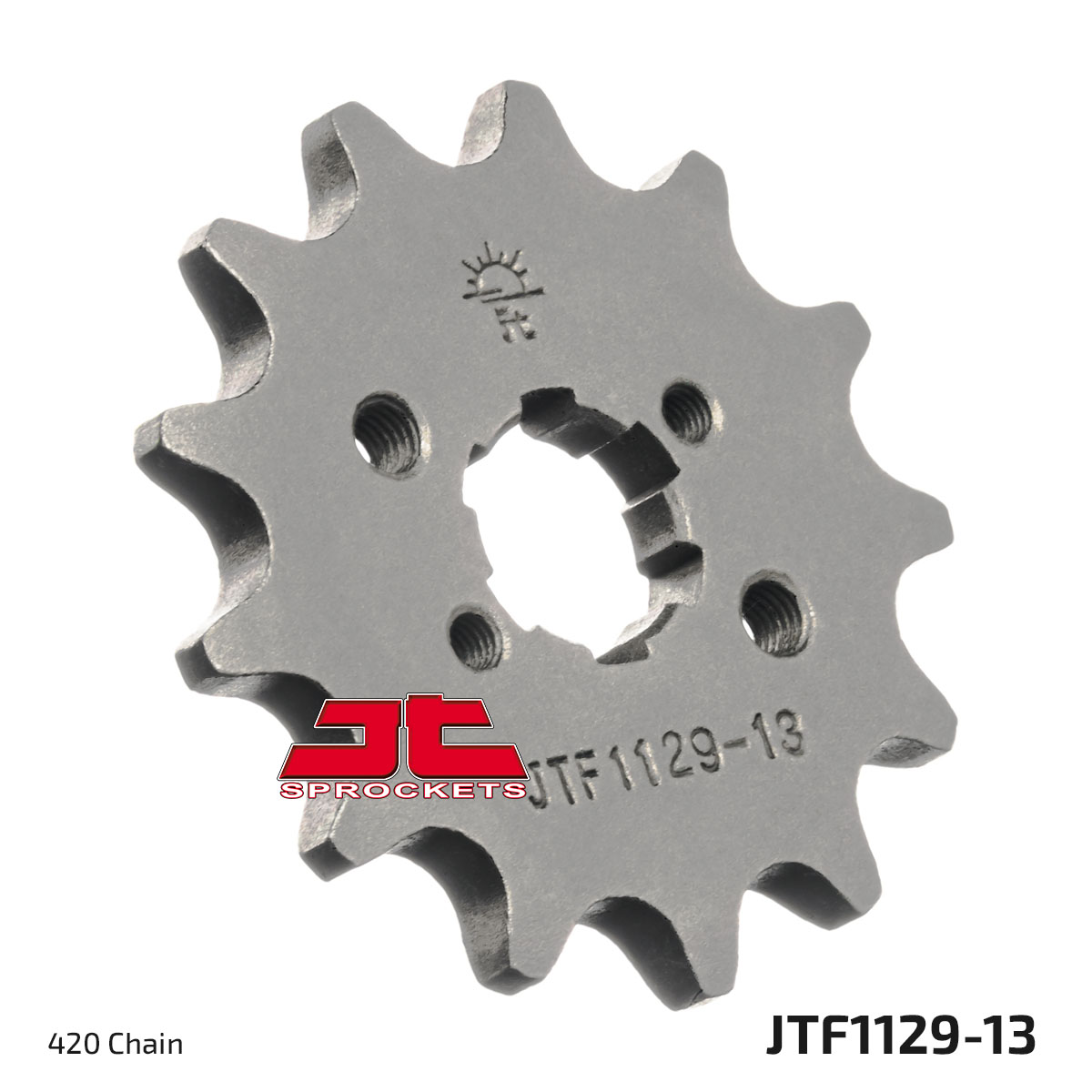 JT Front Sprocket Derbi Senda 50 R, R DRD, SM Classic 99-05, Gilera RCR50 03-05 (1129-13)