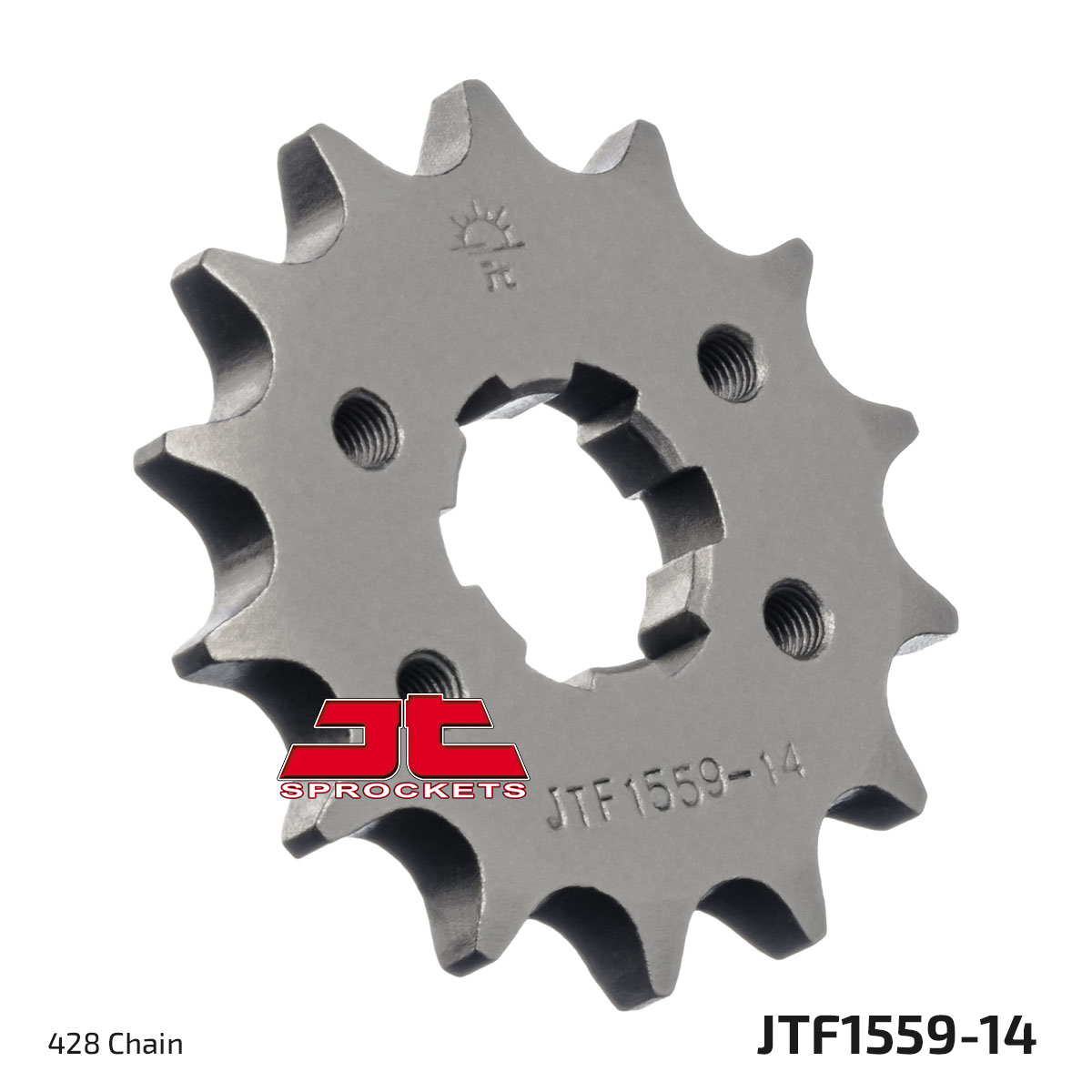 JT Front Sprocket Yamaha TW125 99-04, YS125 17-19, TW200 95-21 (1559-14)