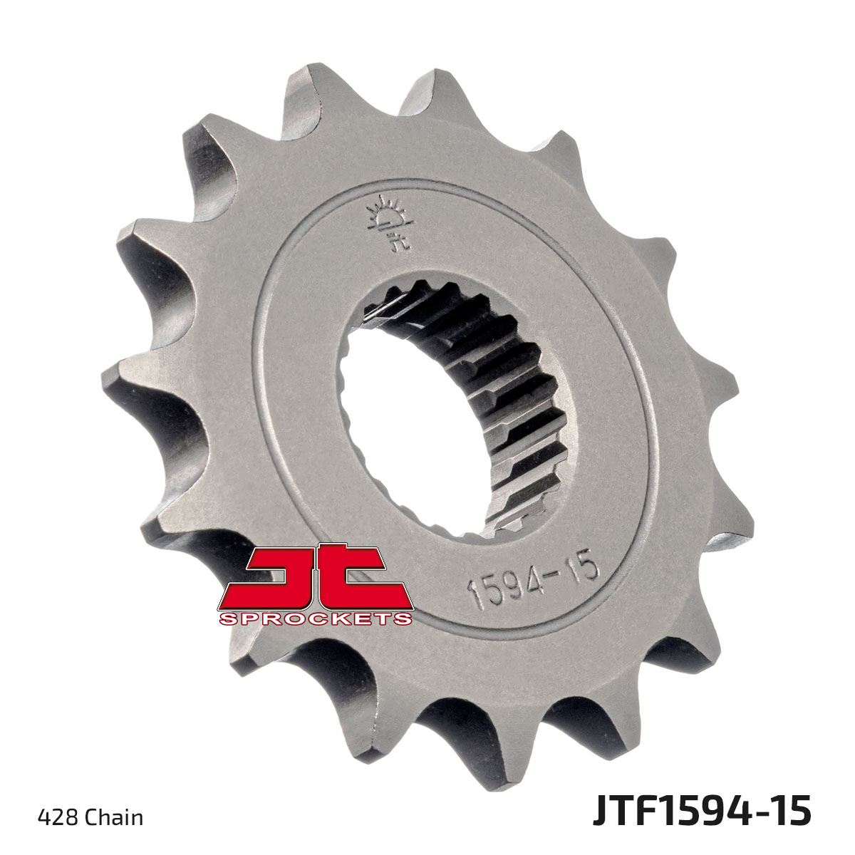 JT Front Sprocket Yamaha XT250 08-21, YBR250 07-11 (1594-15)