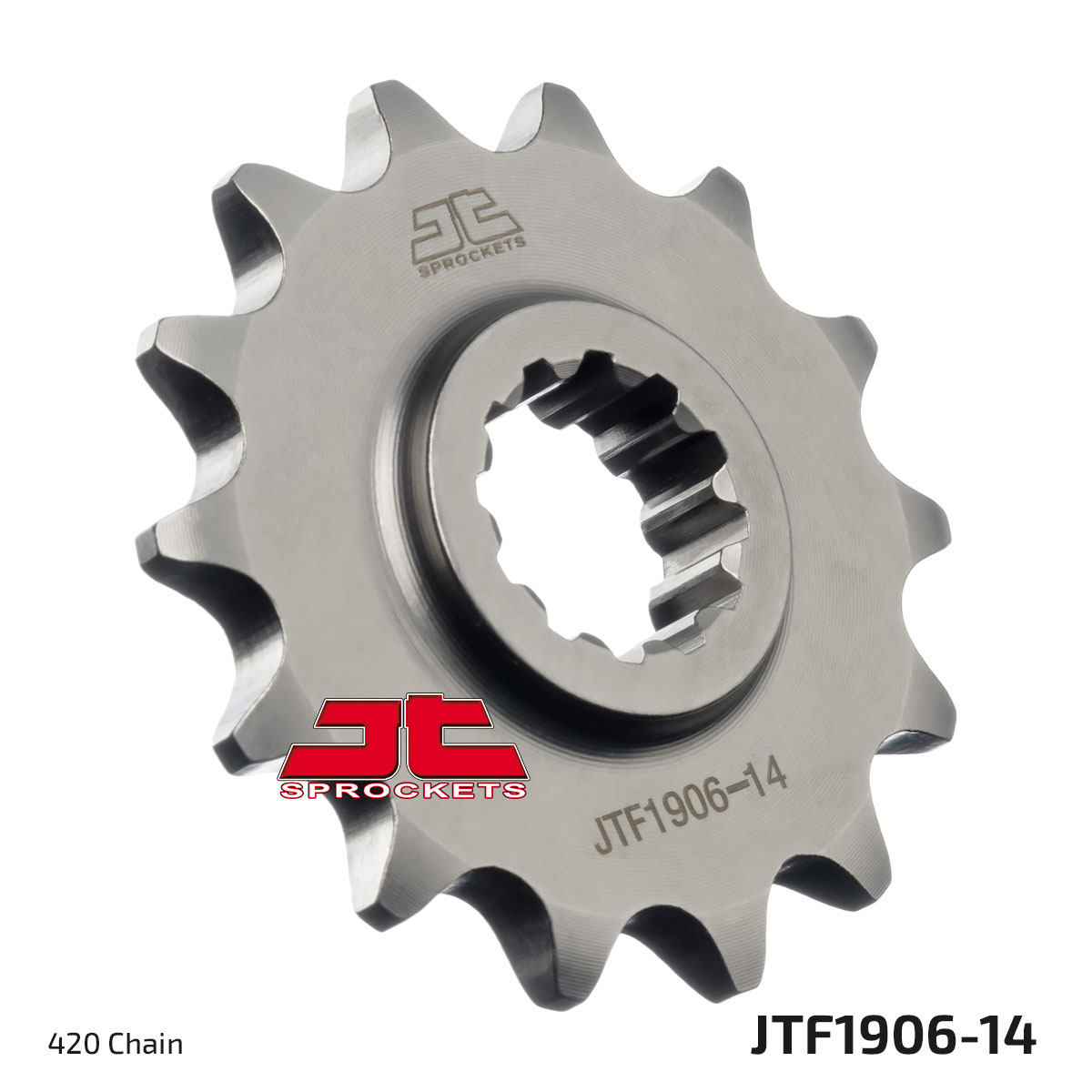 JT Front Sprocket KTM 65 SX 04-23, Husqvarna 65 TC 17-23 (1906-14)