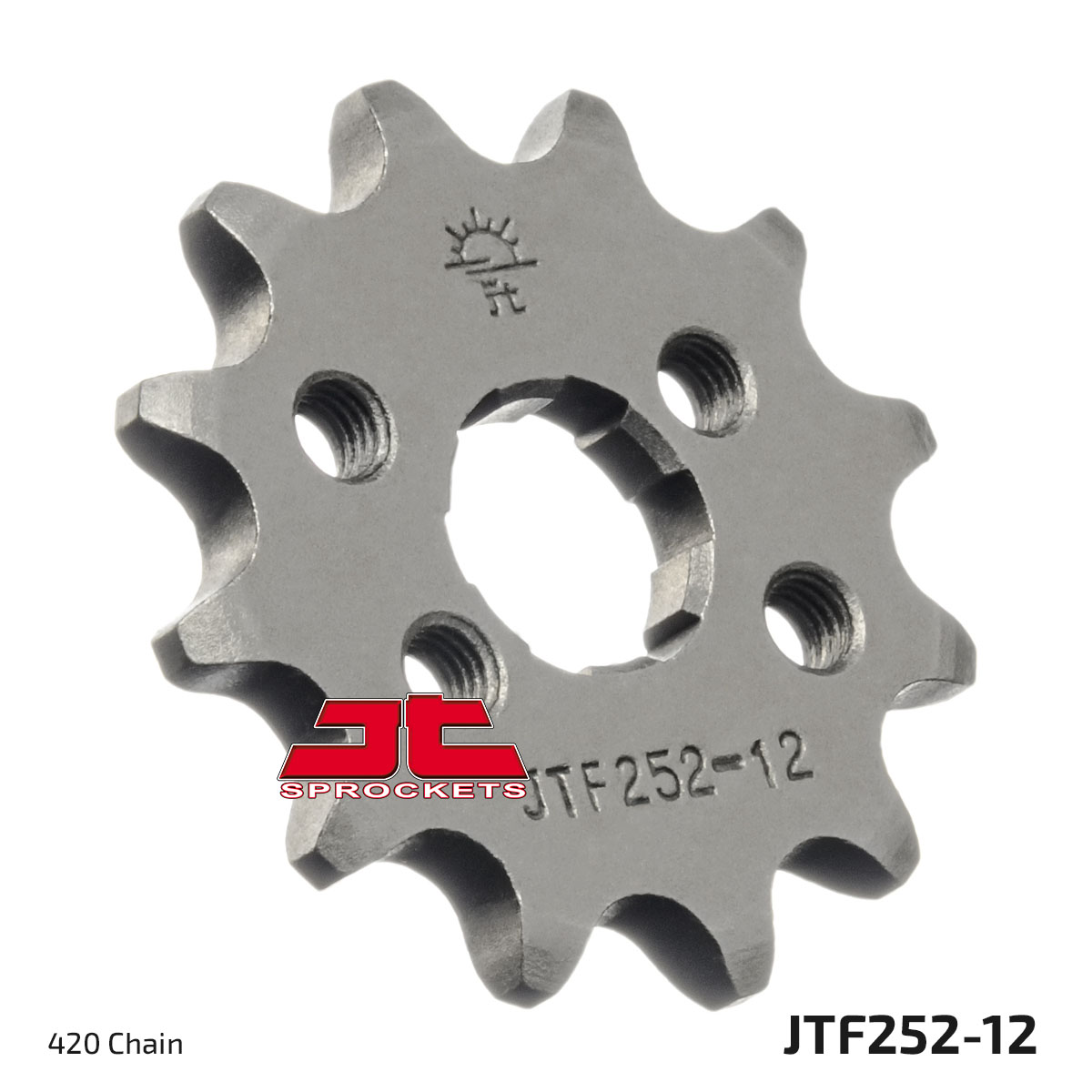 JT Front Sprocket Honda C50 Cub 82-84, MB50 80-82, MTX50 83-85 (252-12)