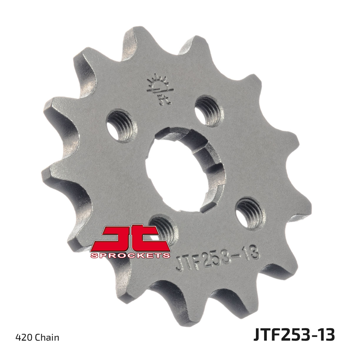 JT Front Sprocket Honda C50 70-80, C50 Z2/ZZ 80-82, MT50 80-81 (253-13)